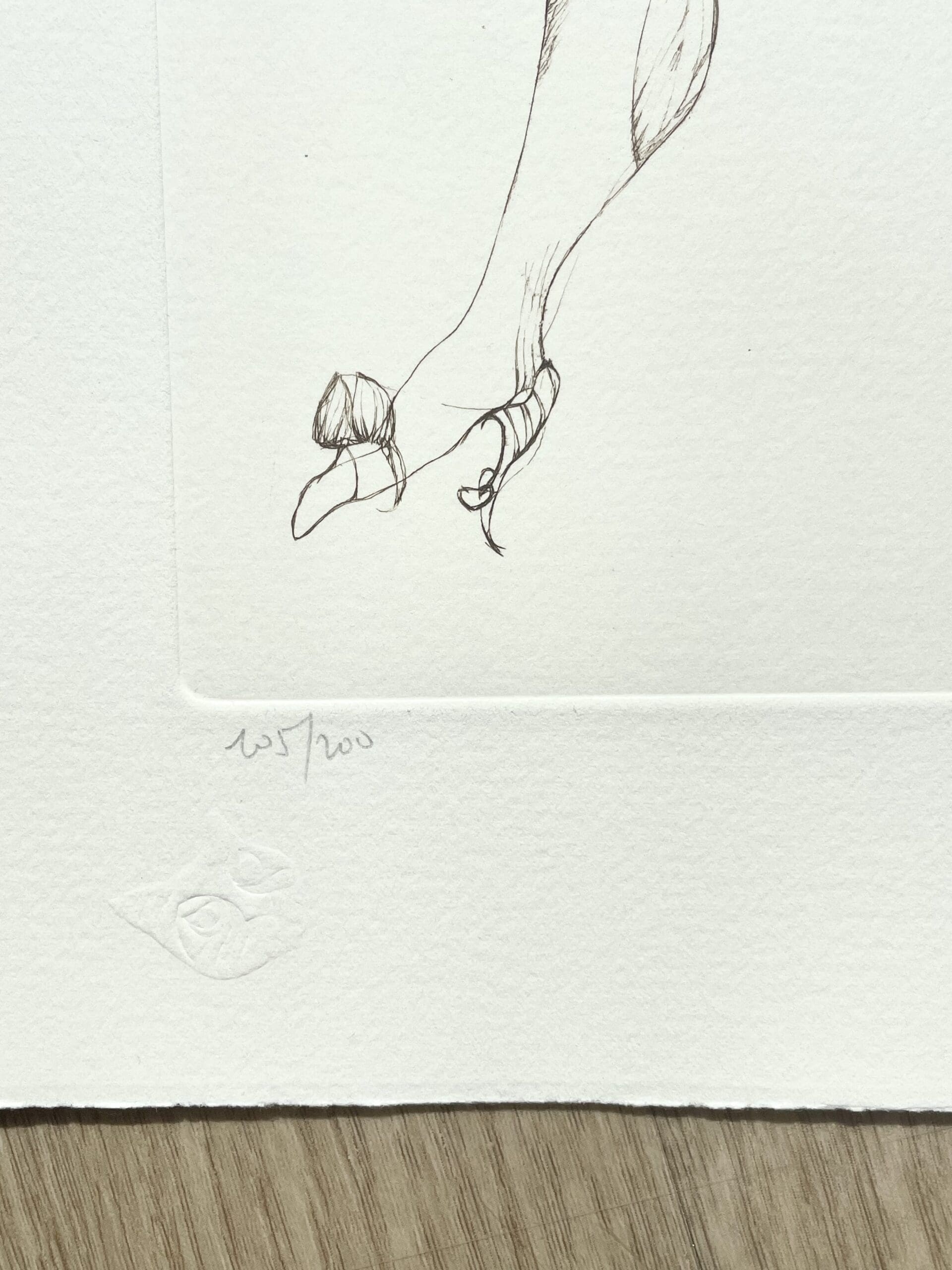 Leonor Fini – Lithographie originale signée, figures Renaissance stylisées, circa 1980