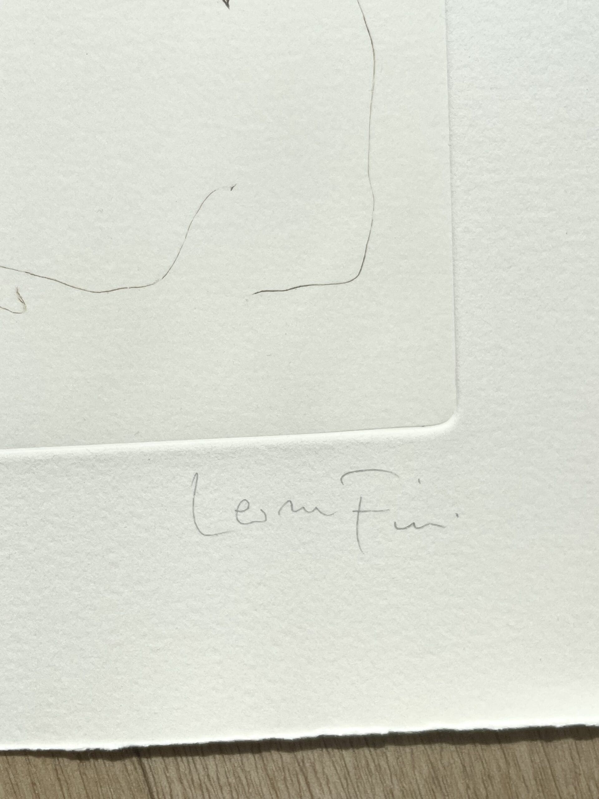 Leonor Fini – Lithographie originale signée, groupe de femmes, circa 1980