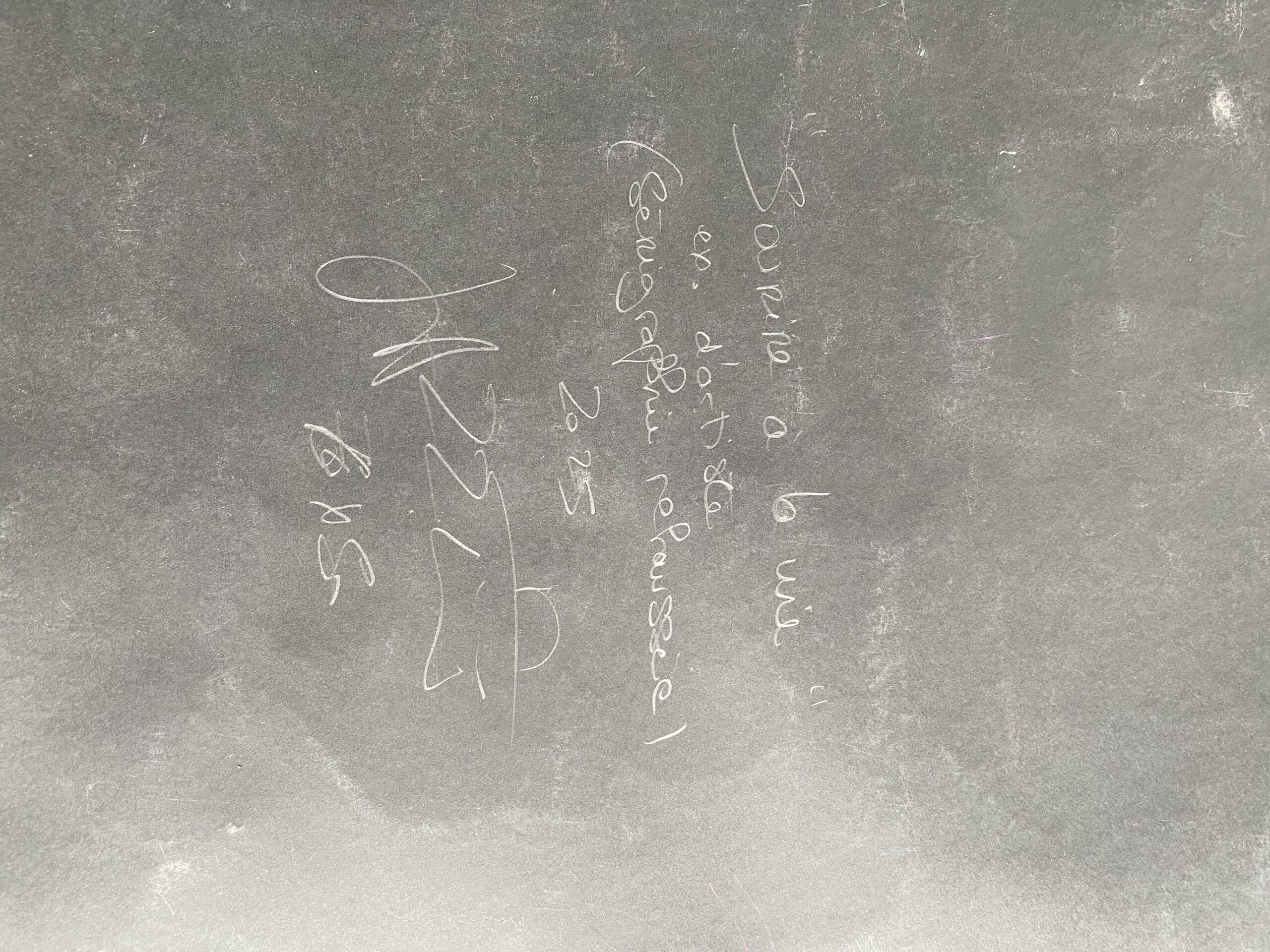 Sourire à la vie – Peinture de Jazzu (2025), sérigraphie rehaussée à la main