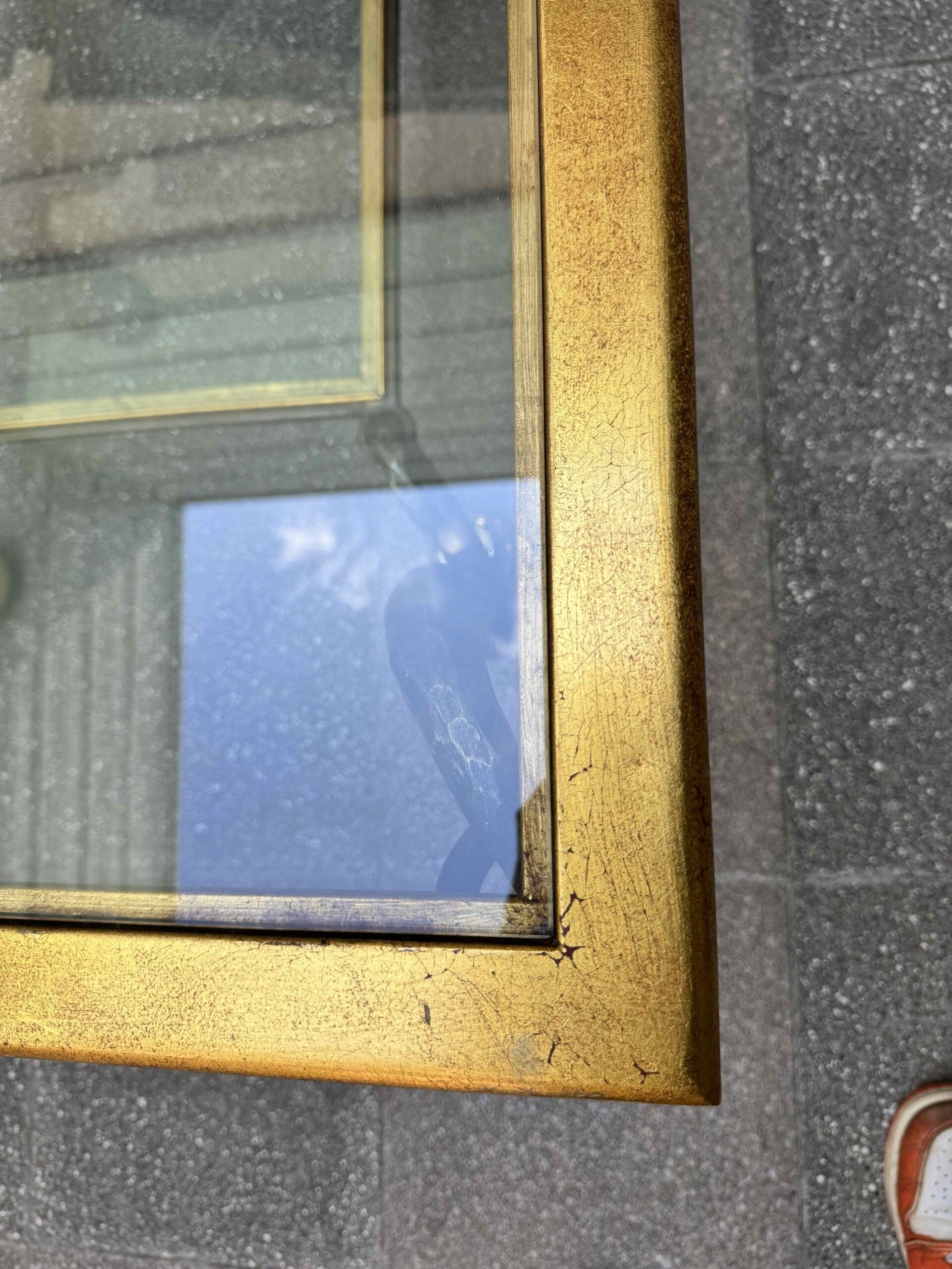 Table basse Banci Firenze en verre et fer forgé – Italie, années 1980