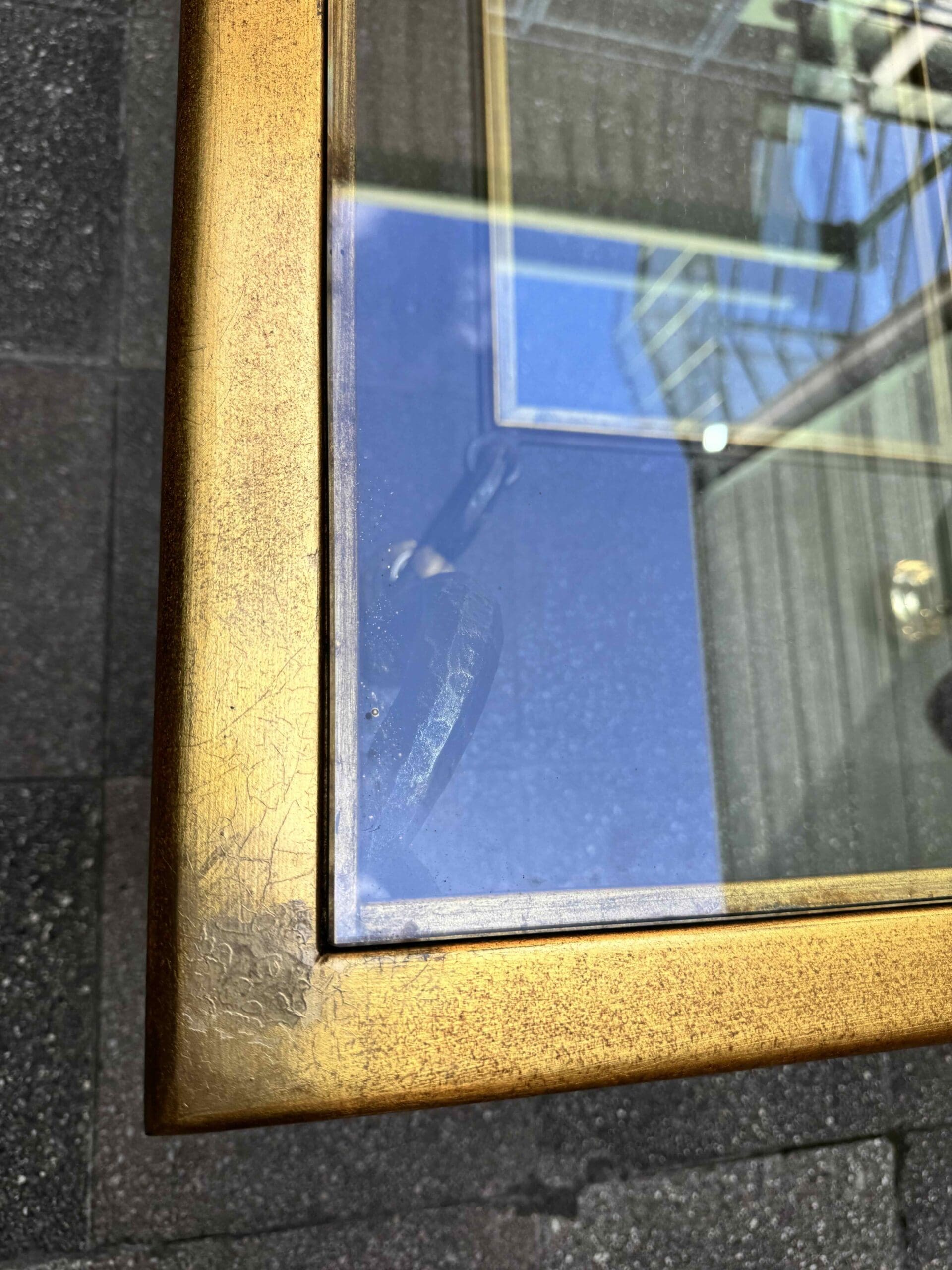 Table basse Banci Firenze en verre et fer forgé – Italie, années 1980