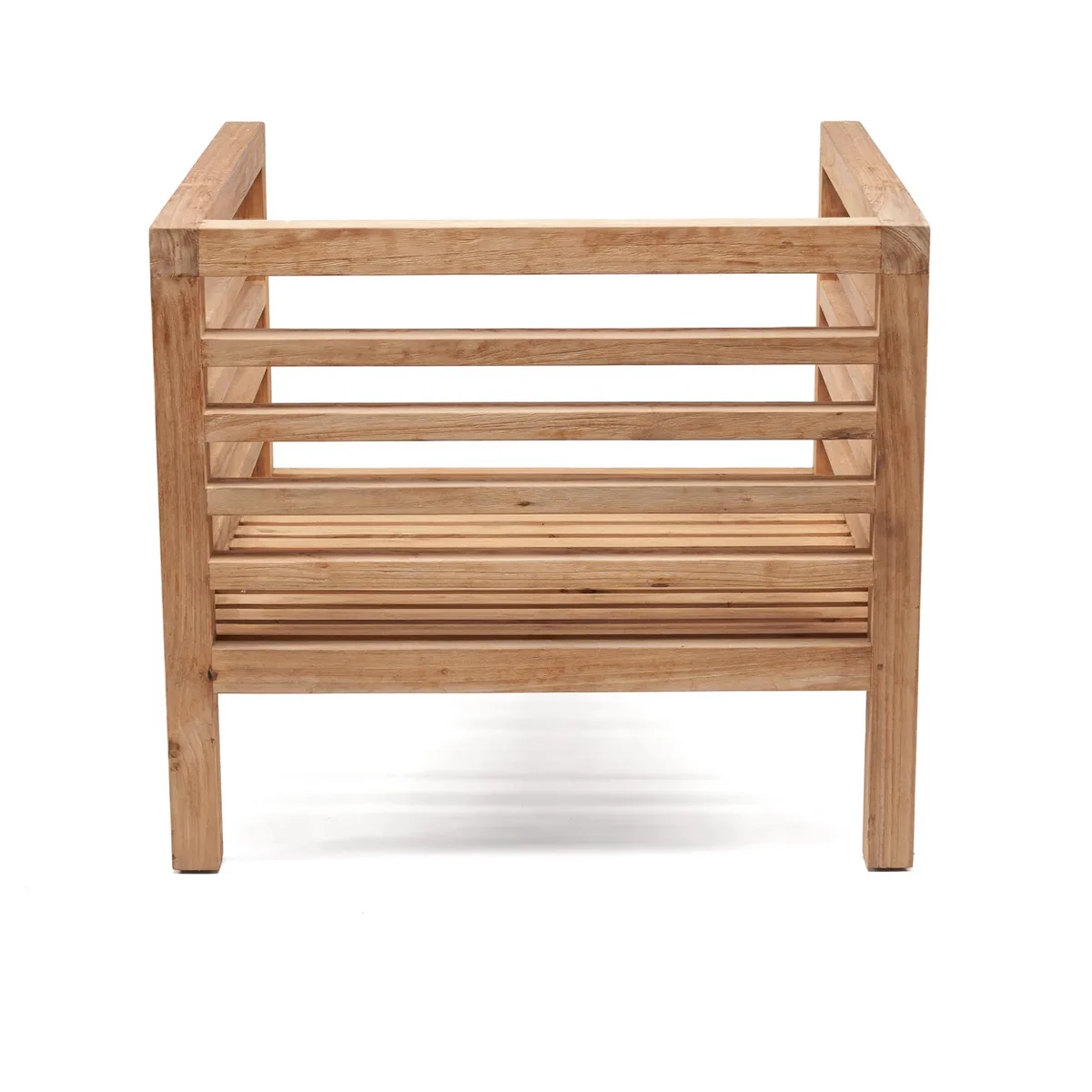 Fauteuil modulaire Moyo – Élégance en teck pour extérieur contemporain (pièce neuve)