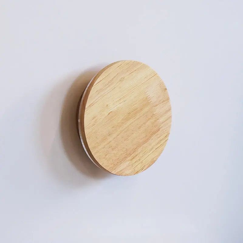 Applique murale sans fil rechargeable Lou Brown – Bois écologique et lumière chaude (pièce neuve)