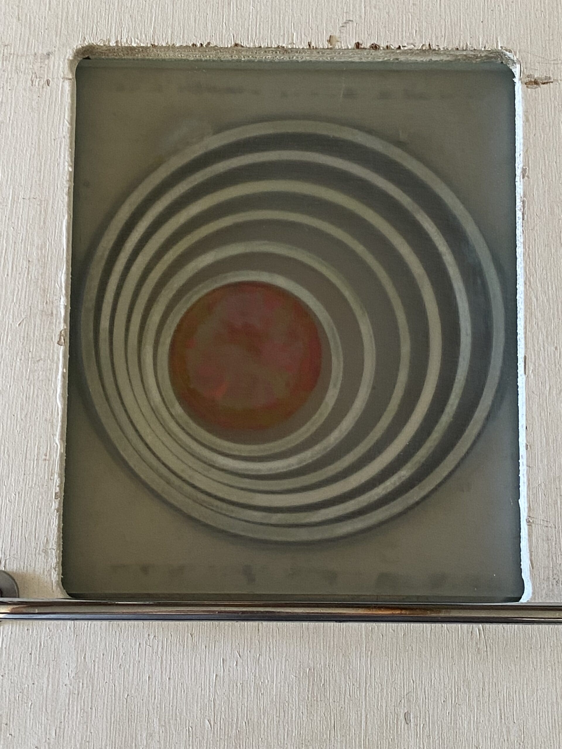 Applique Angelo Brotto en acier poli et verre Murano — Édition Esperia, 1970