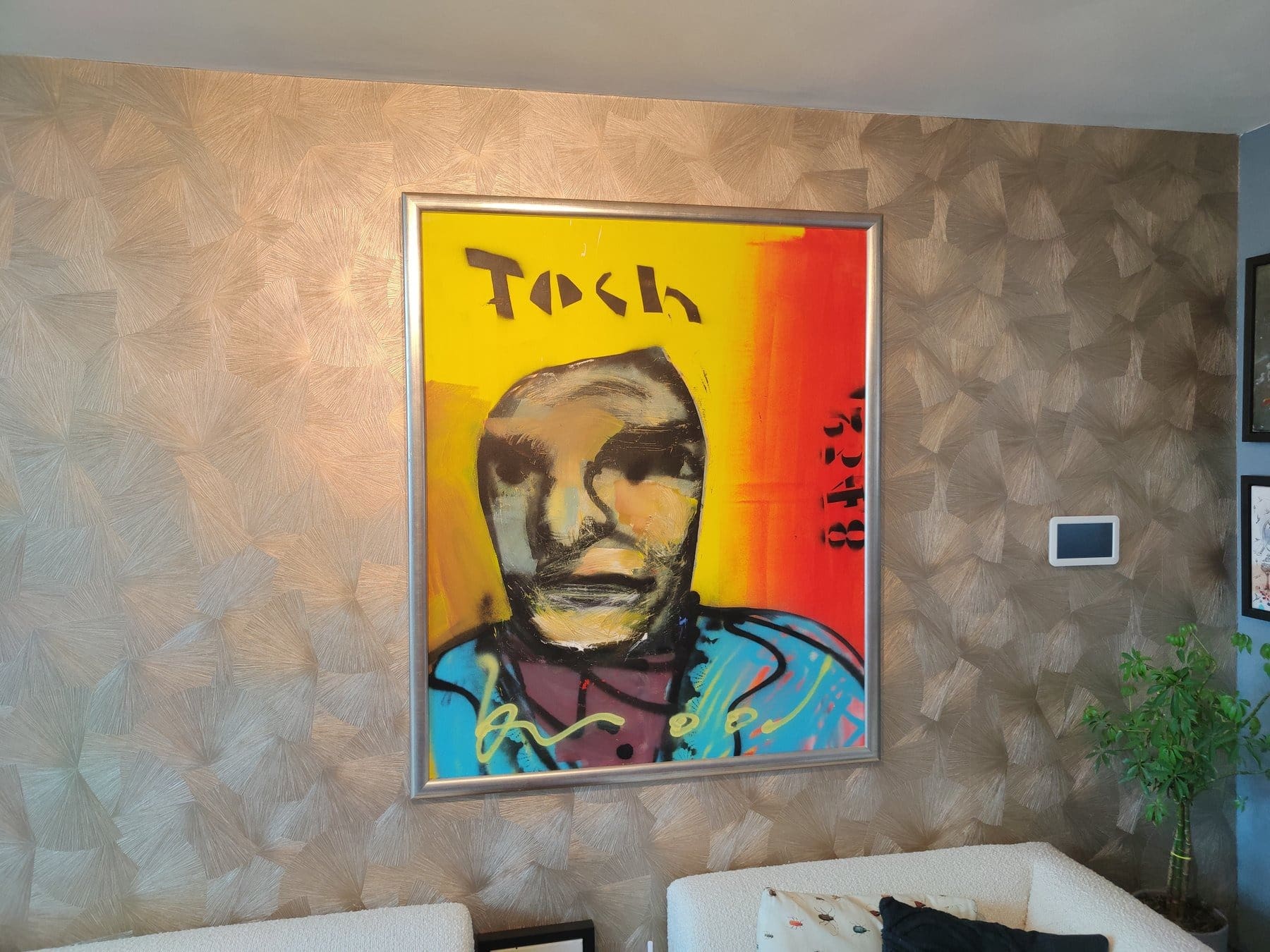 Herman Brood – Toch, peinture acrylique et aérosol sur toile, années 1990