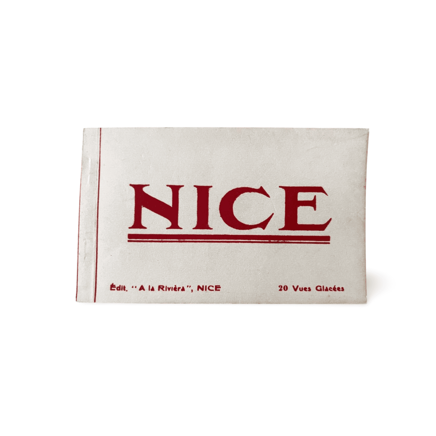 Nice – Carnet de 20 vues photographiques glacées, vers 1930