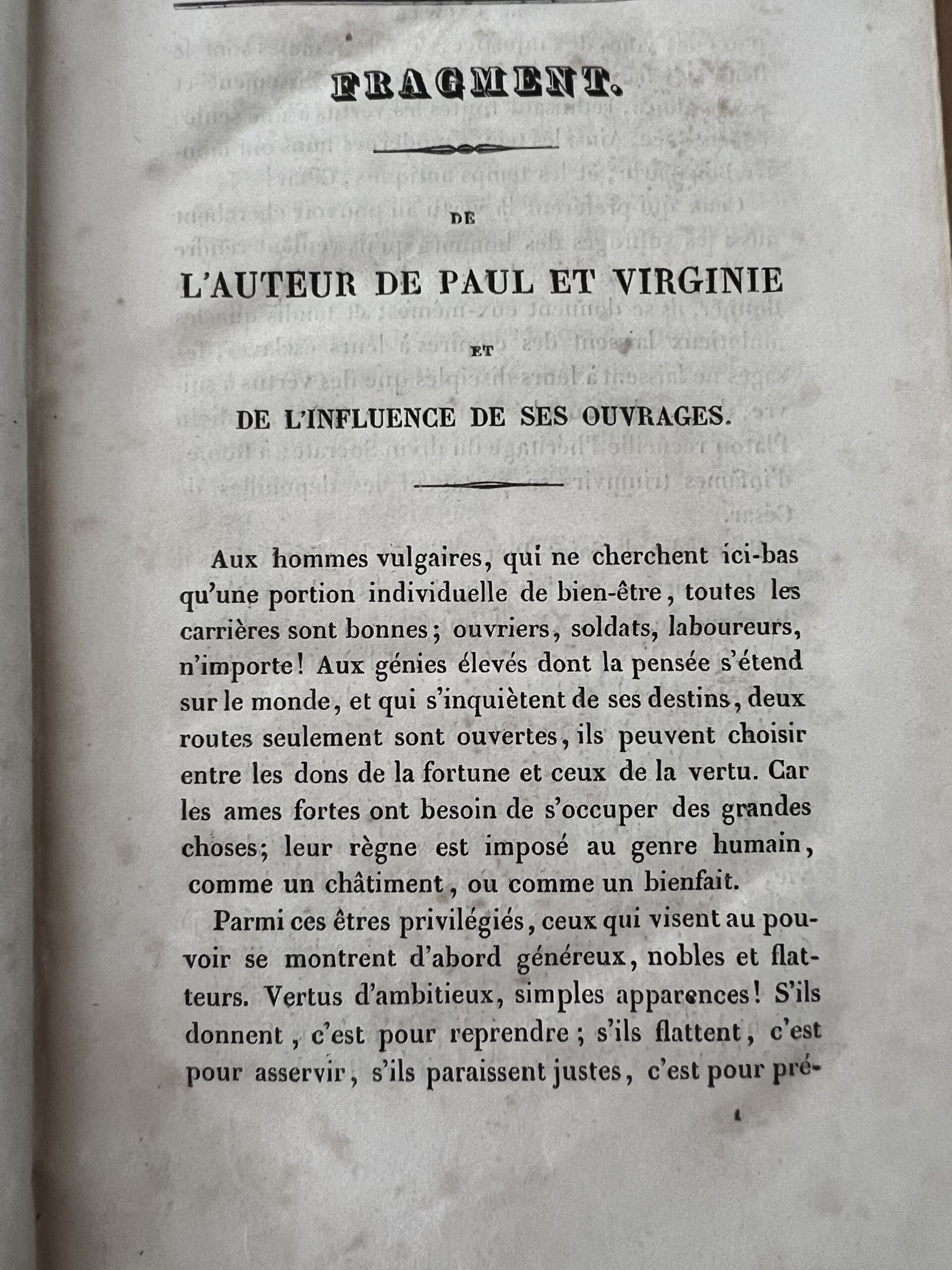 Paul et Virginie (1835) – Édition romantique illustrée, reliure d’époque