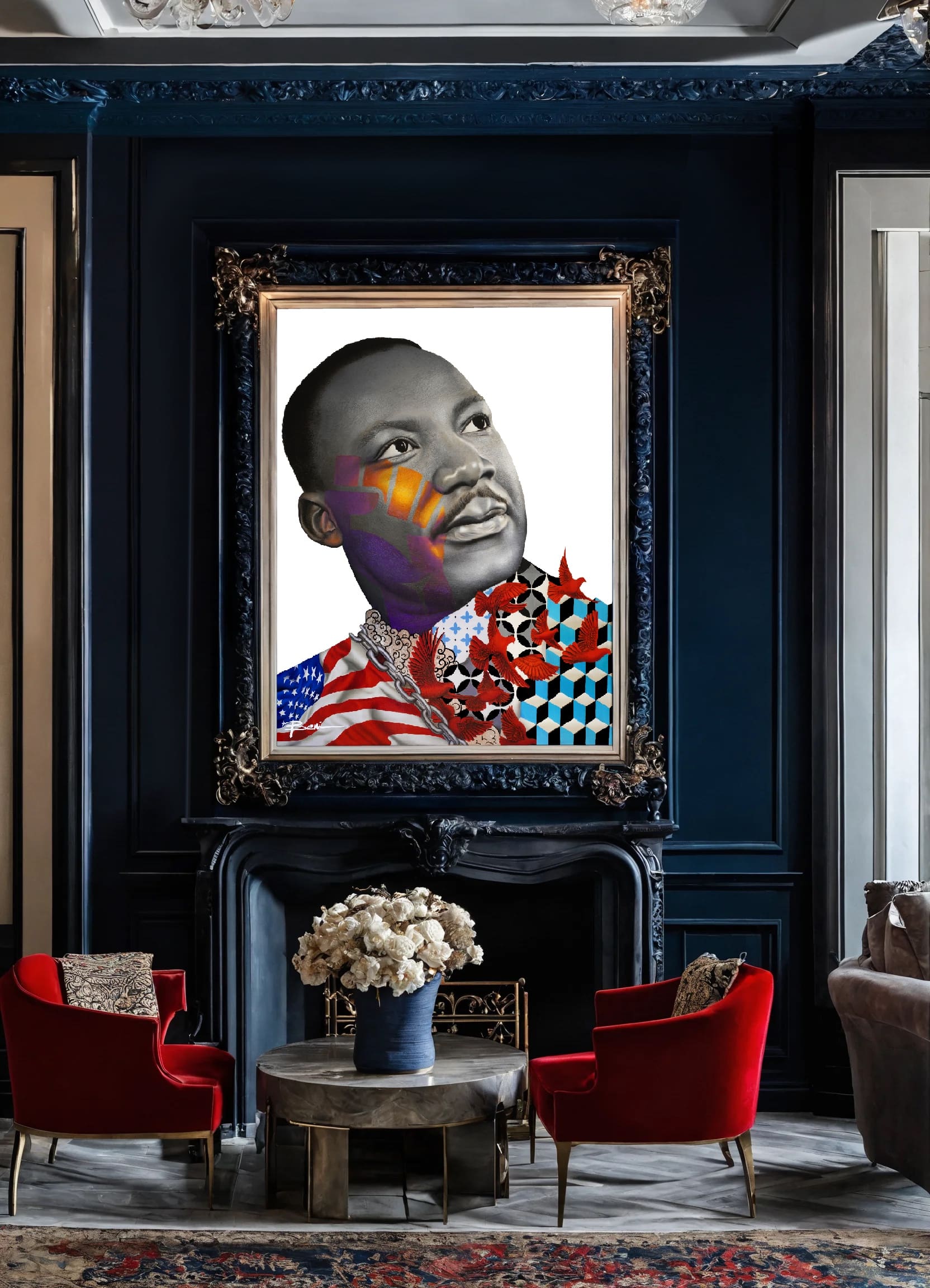 MR OREKE : œuvre unique sur toile avec certificat de l’artiste MR OREKE : œuvre unique sur toile avec certificat de l’artiste