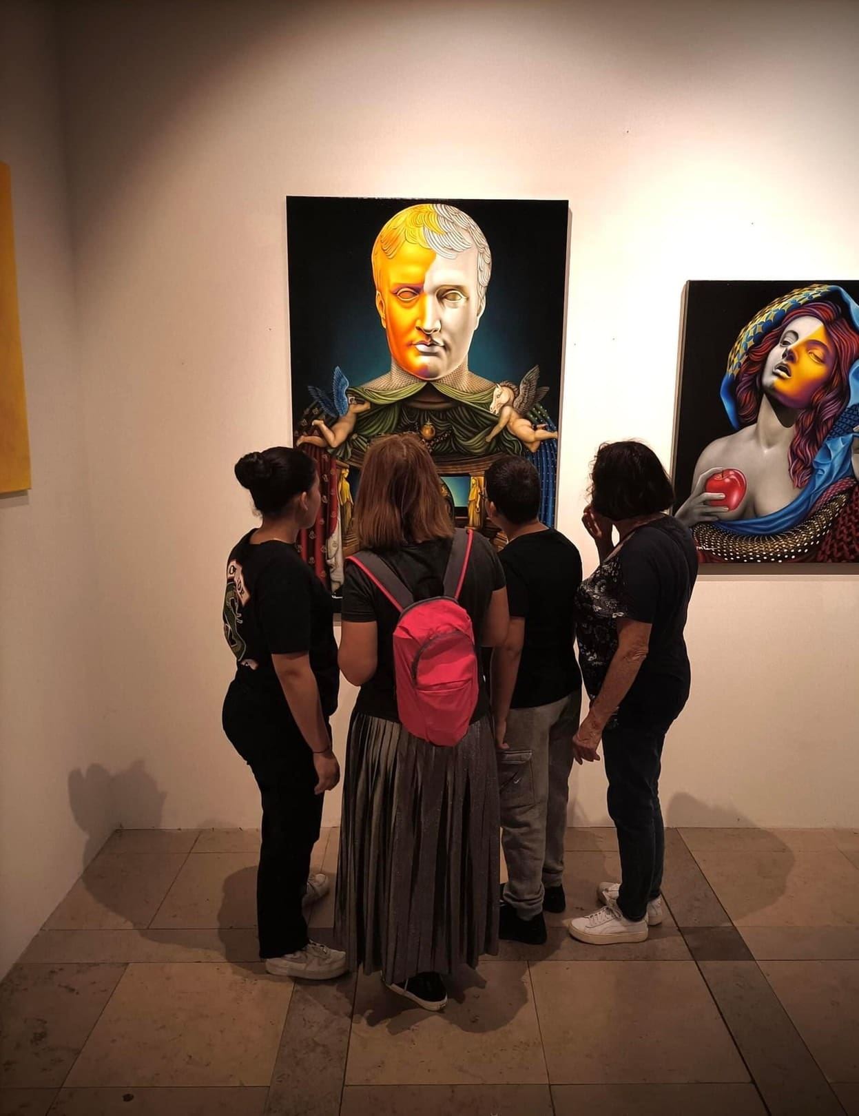 Napoléon Bonaparte – Œuvre originale à l’huile par Beni (2021), grand format