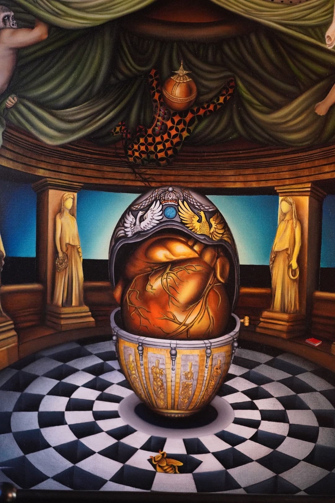 Napoléon Bonaparte – Œuvre originale à l’huile par Beni (2021), grand format