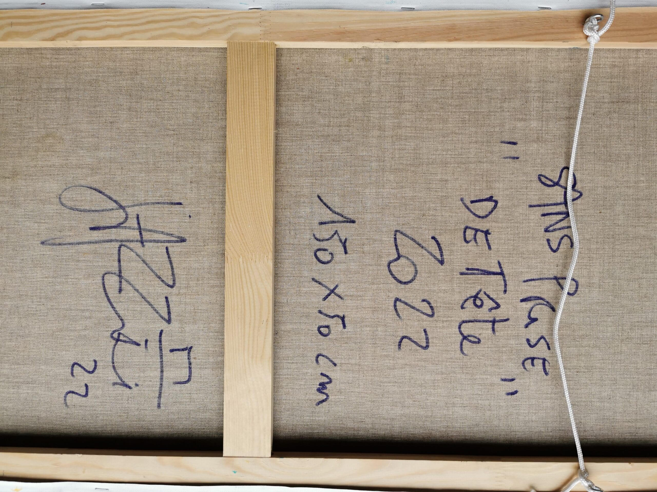 Sans prise de tête – Peinture Jazzu unique sur toile, 2022