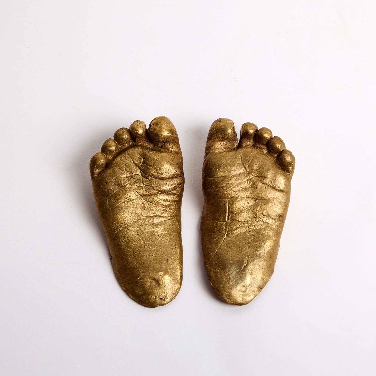 Claude Lalanne – Paire de vide-poches Pied d’enfant en bronze doré, années 1980