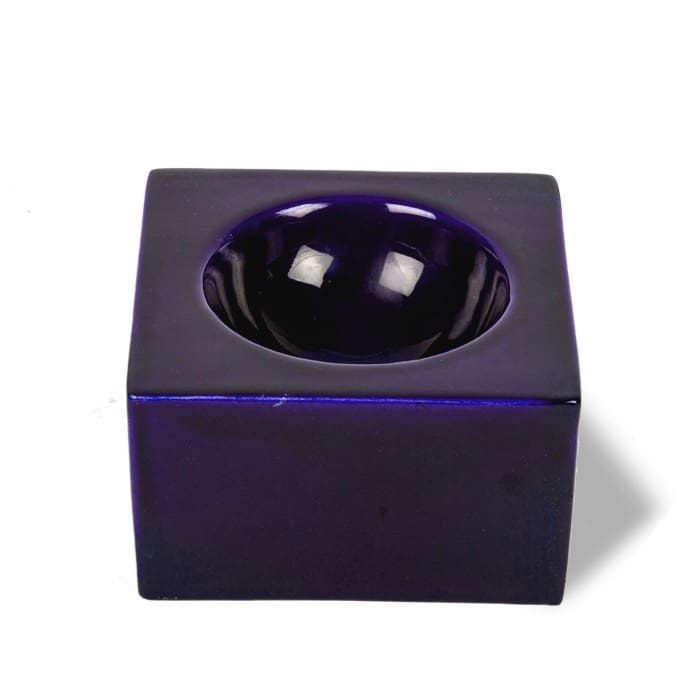 Ettore Sottsass – Vide-poche mod. 444 en céramique bleue, Il Sestante, 1960