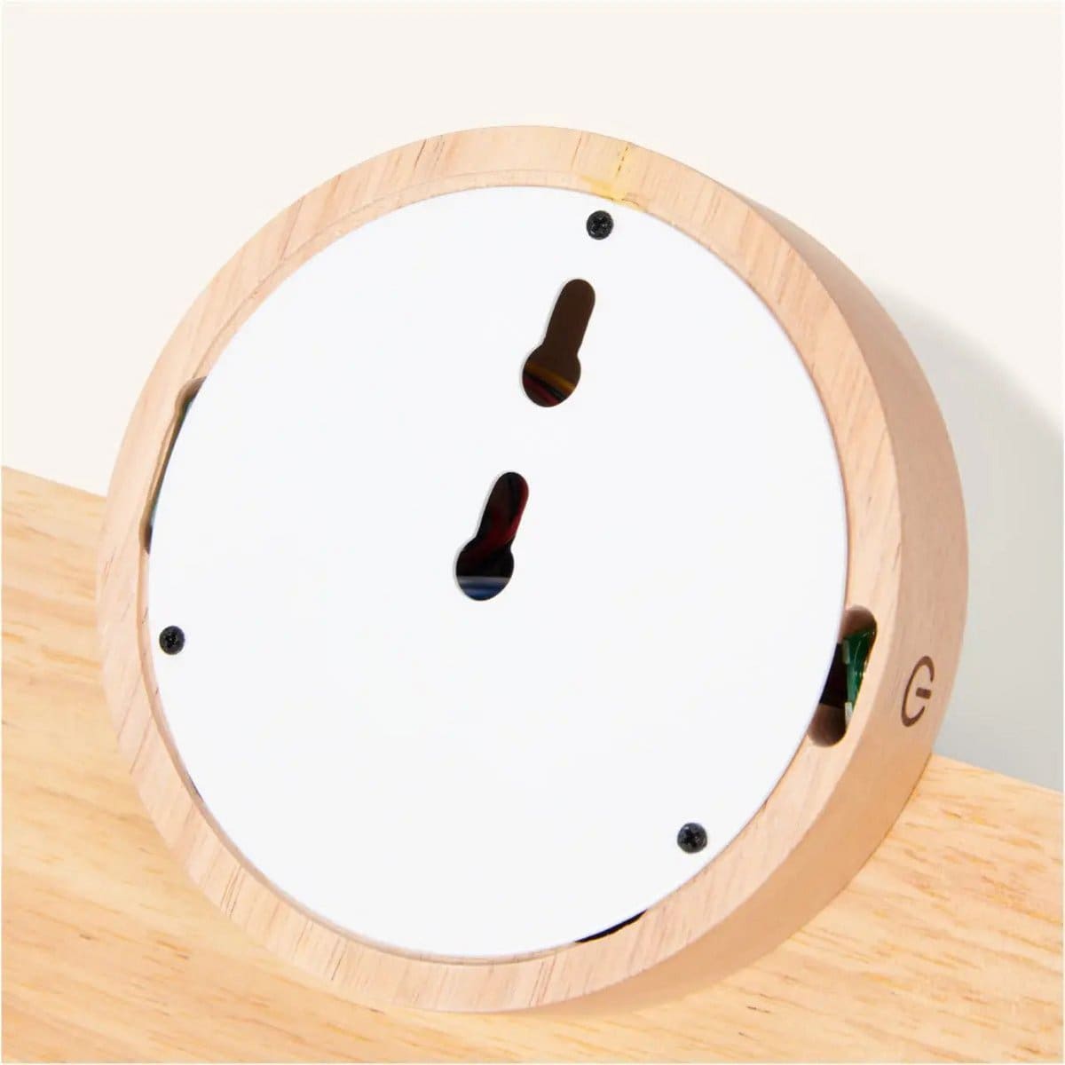 Aura Naturelle – Applique murale Kane en bois clair et verre givré (pièce neuve)