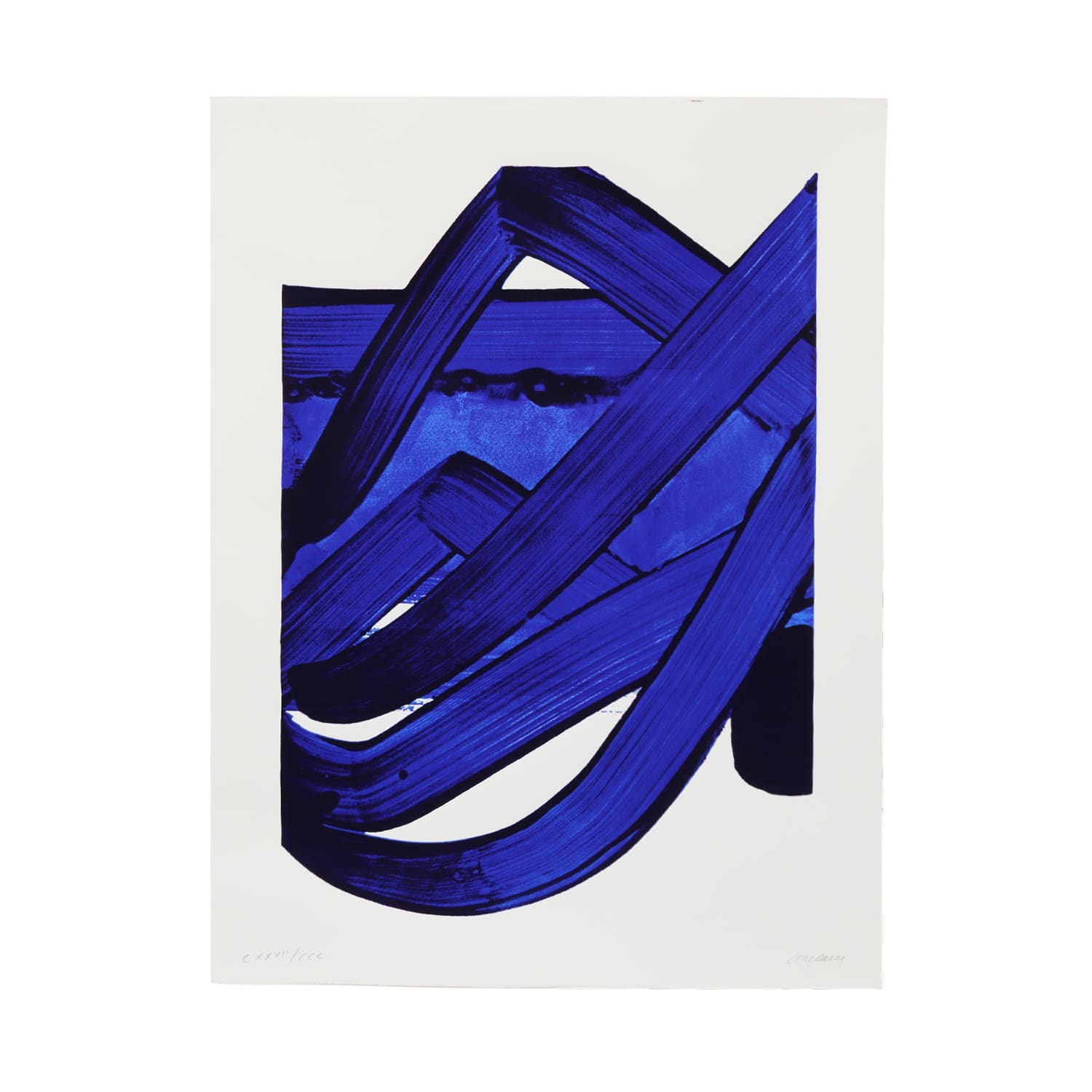 Pierre Soulages – Estampe n°18, 1988 – Sérigraphie signée et numérotée