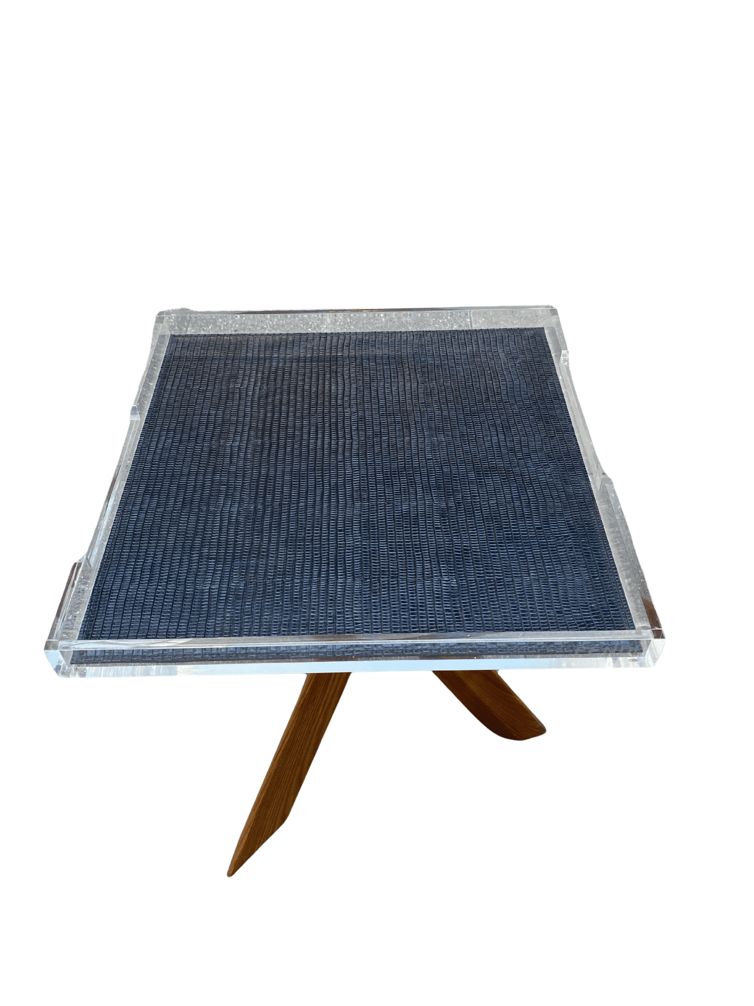 Plateau Fendi en plexiglas et cuir façon lézard – Édition 2020