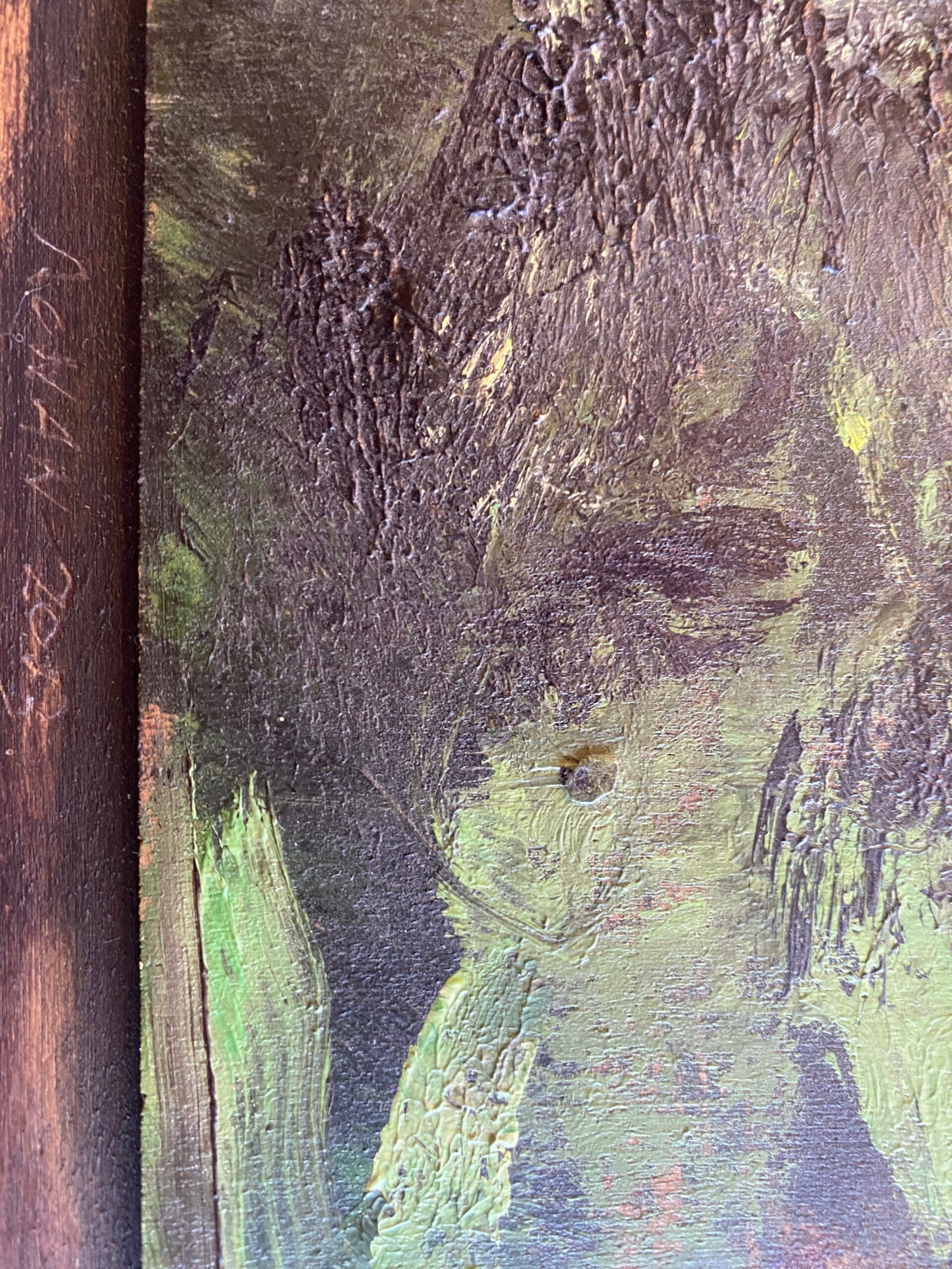 Ronan Barrot – Huile sur toile recto/verso signée, 2013 (petit format)