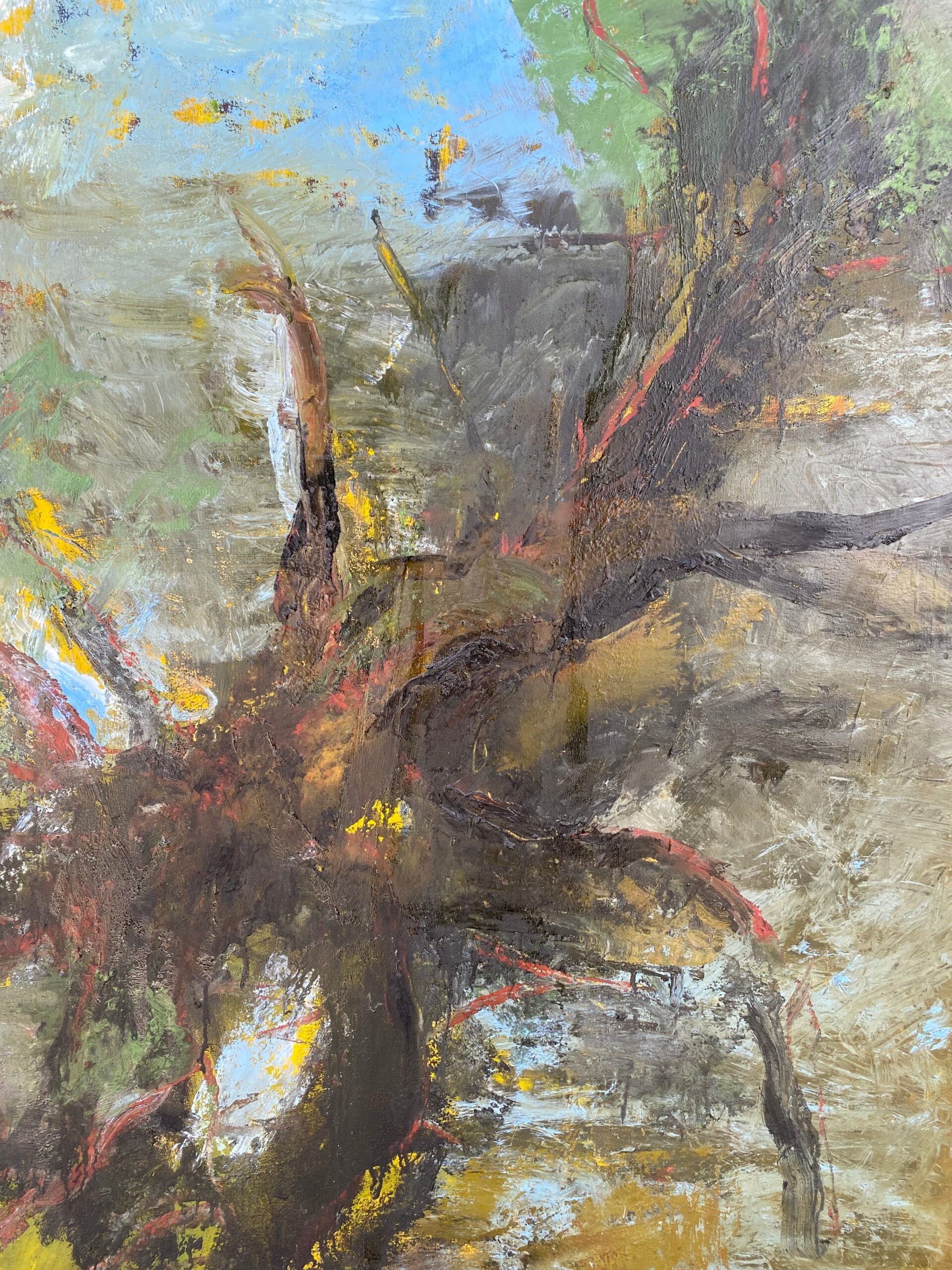 Ronan Barrot – « Le 4 Avril, c’est 3 jours après le 1er Avril », acrylique signée (2008)