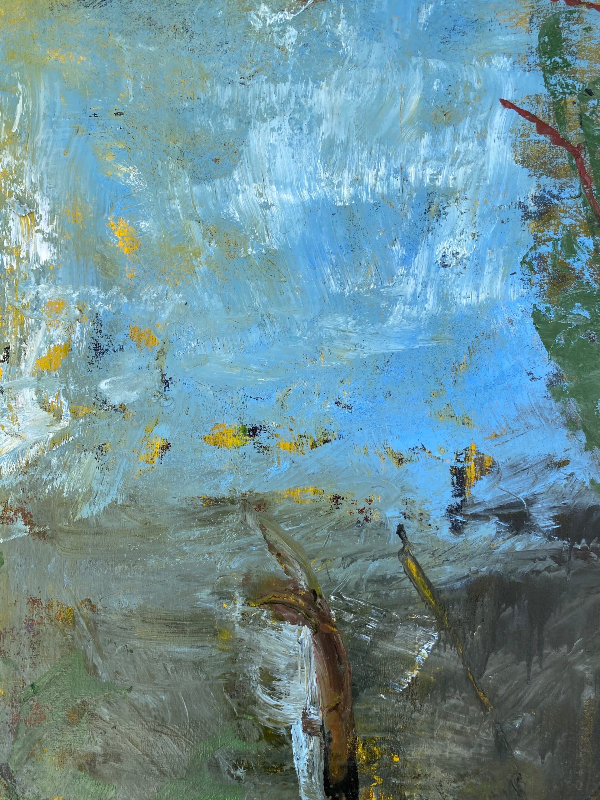 Ronan Barrot – « Le 4 Avril, c’est 3 jours après le 1er Avril », acrylique signée (2008)