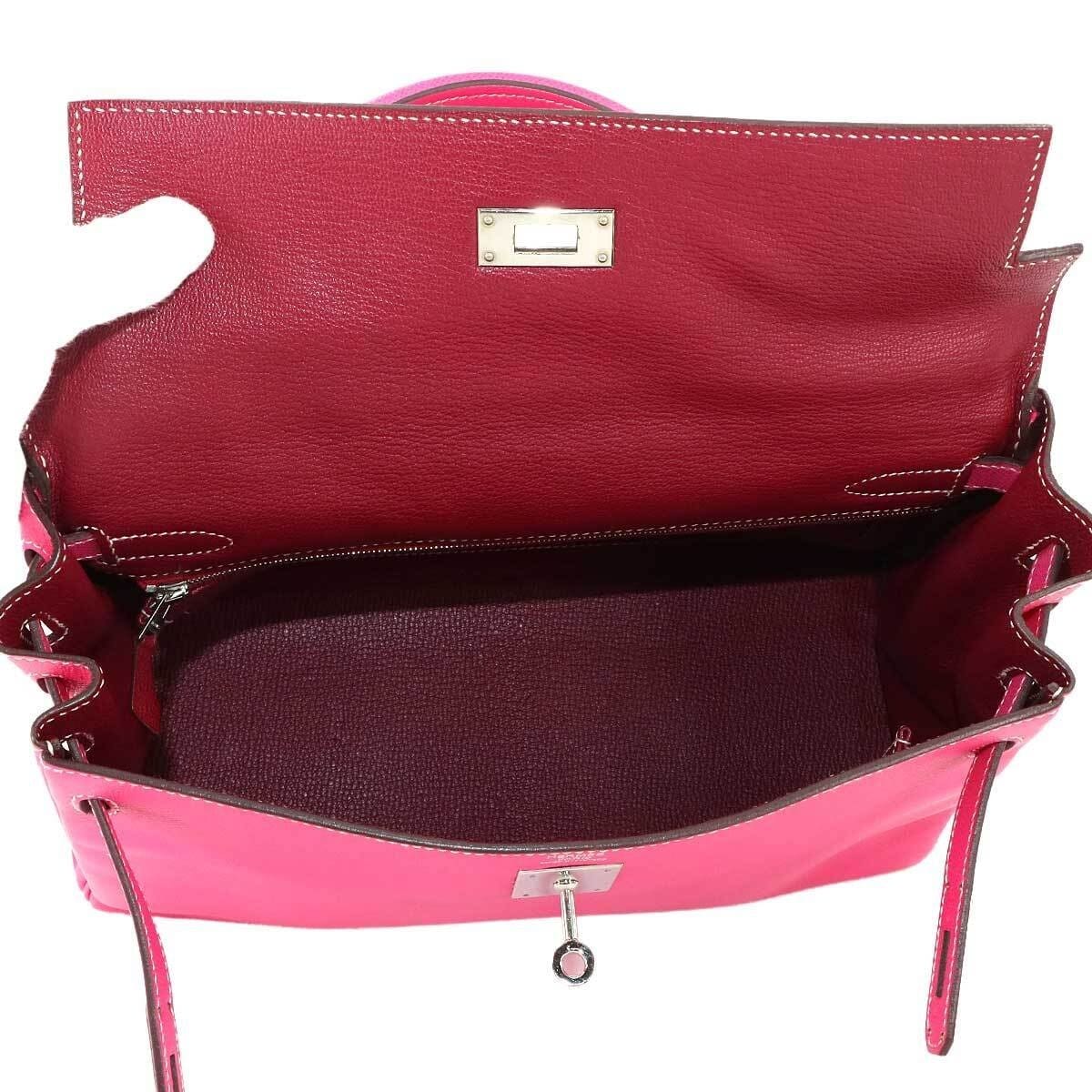 Sac Hermès Kelly 32 Candy Rose Tyrien d&rsquo;occasion – Authentique & Certifié