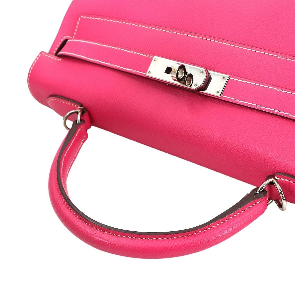 Sac Hermès Kelly 32 Candy Rose Tyrien d&rsquo;occasion – Authentique & Certifié