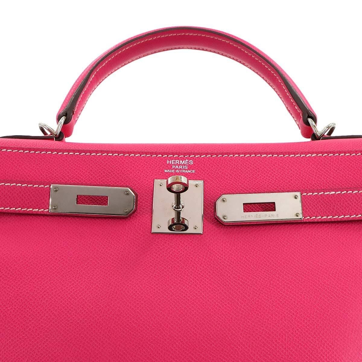 Sac Hermès Kelly 32 Candy Rose Tyrien d&rsquo;occasion – Authentique & Certifié