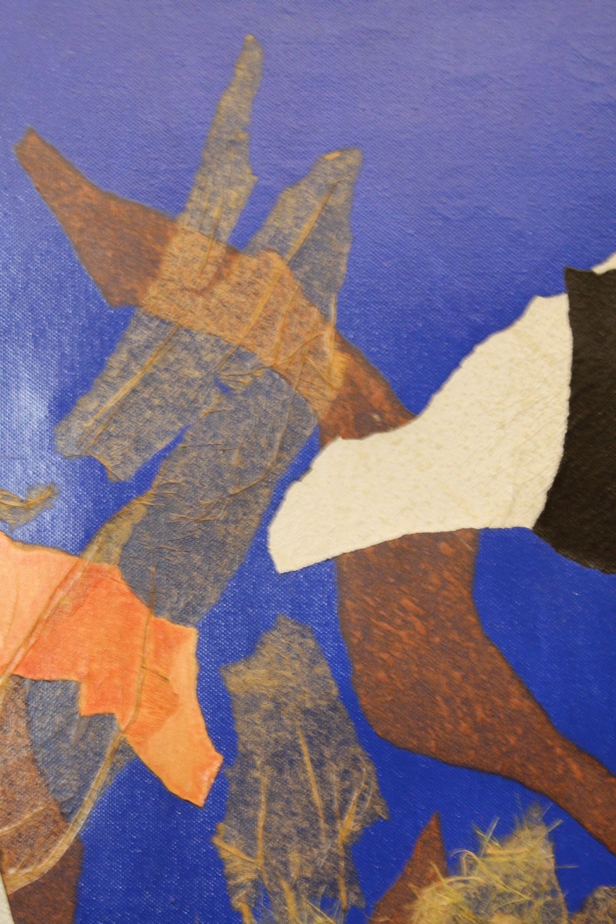 Giulio Turcato – L’Acropoli, vers 1970 – Huile et collage sur toile – Œuvre unique