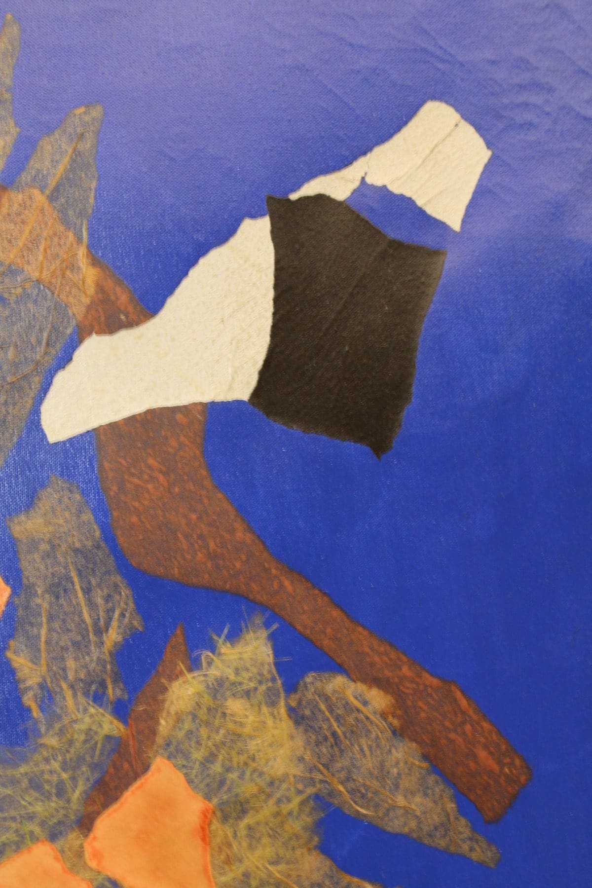 Giulio Turcato – L’Acropoli, vers 1970 – Huile et collage sur toile – Œuvre unique