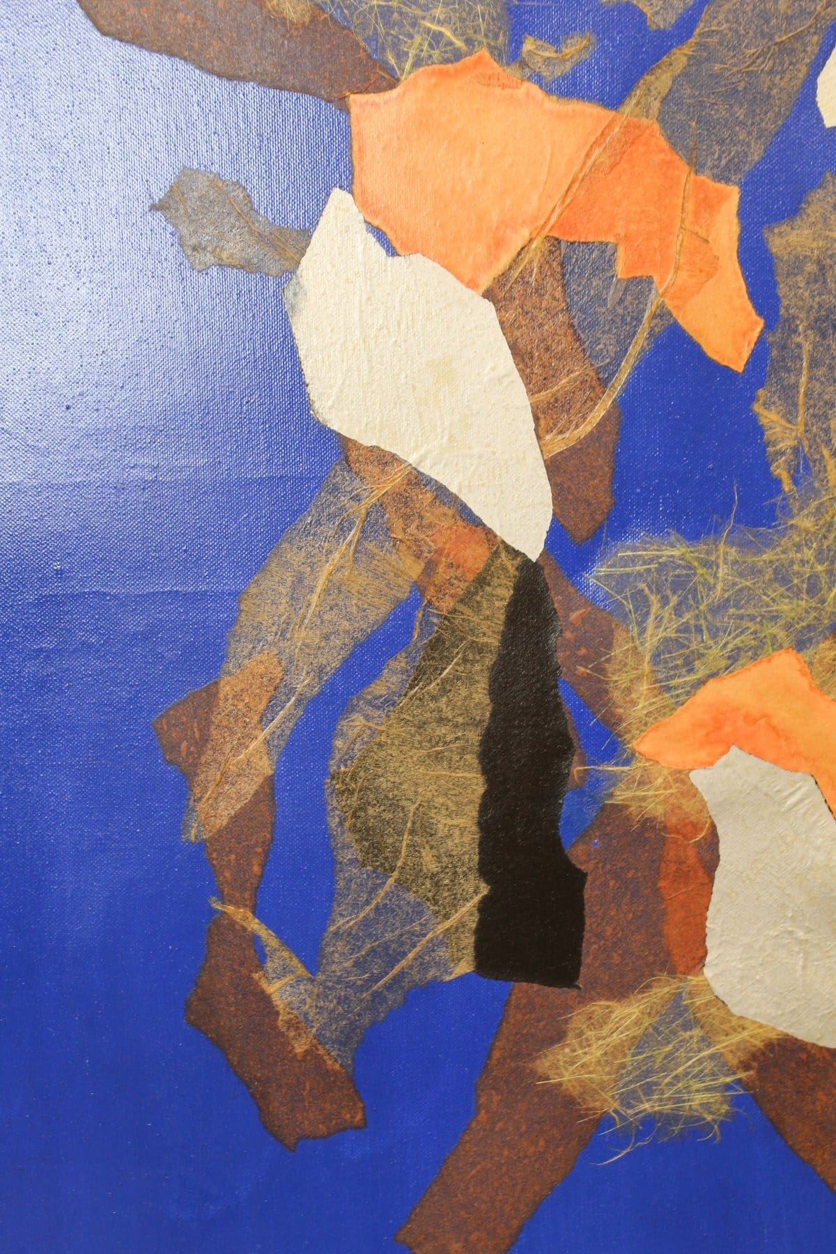 Giulio Turcato – L’Acropoli, vers 1970 – Huile et collage sur toile – Œuvre unique