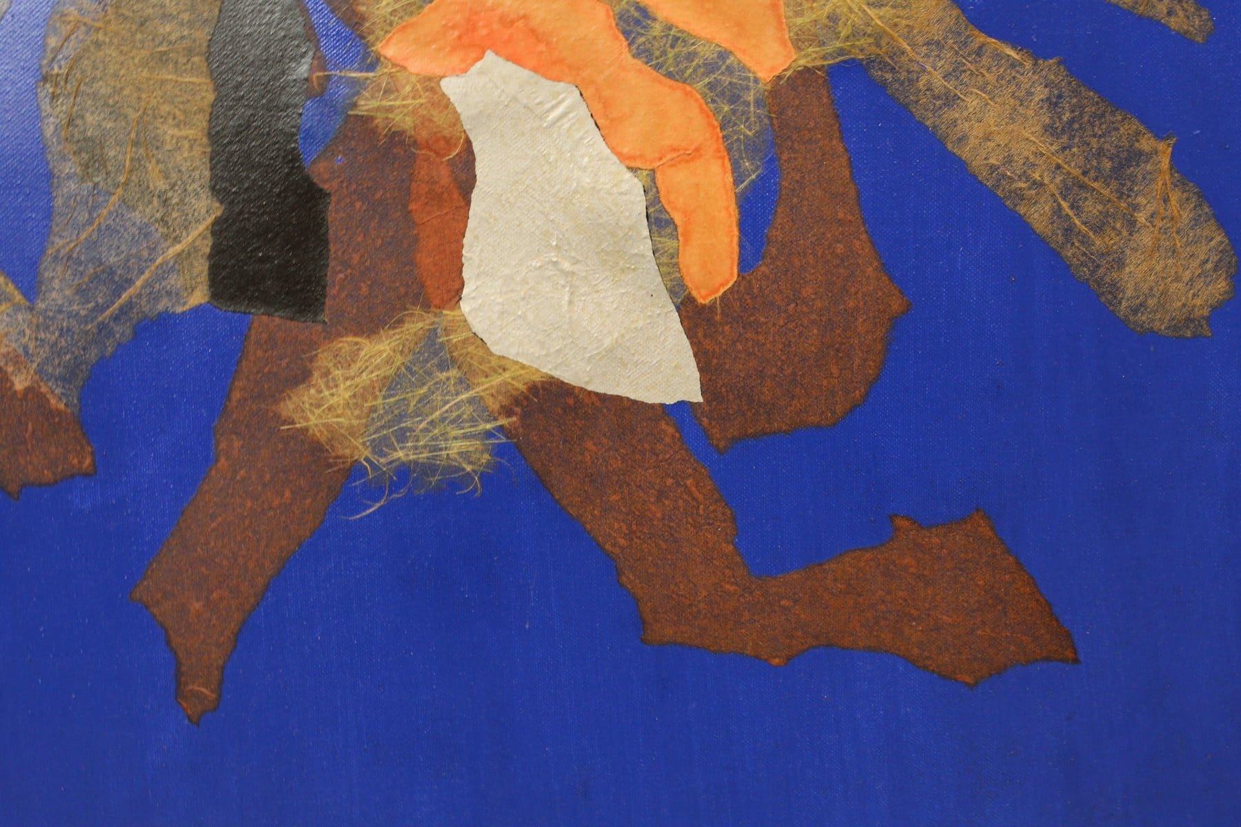 Giulio Turcato – L’Acropoli, vers 1970 – Huile et collage sur toile – Œuvre unique