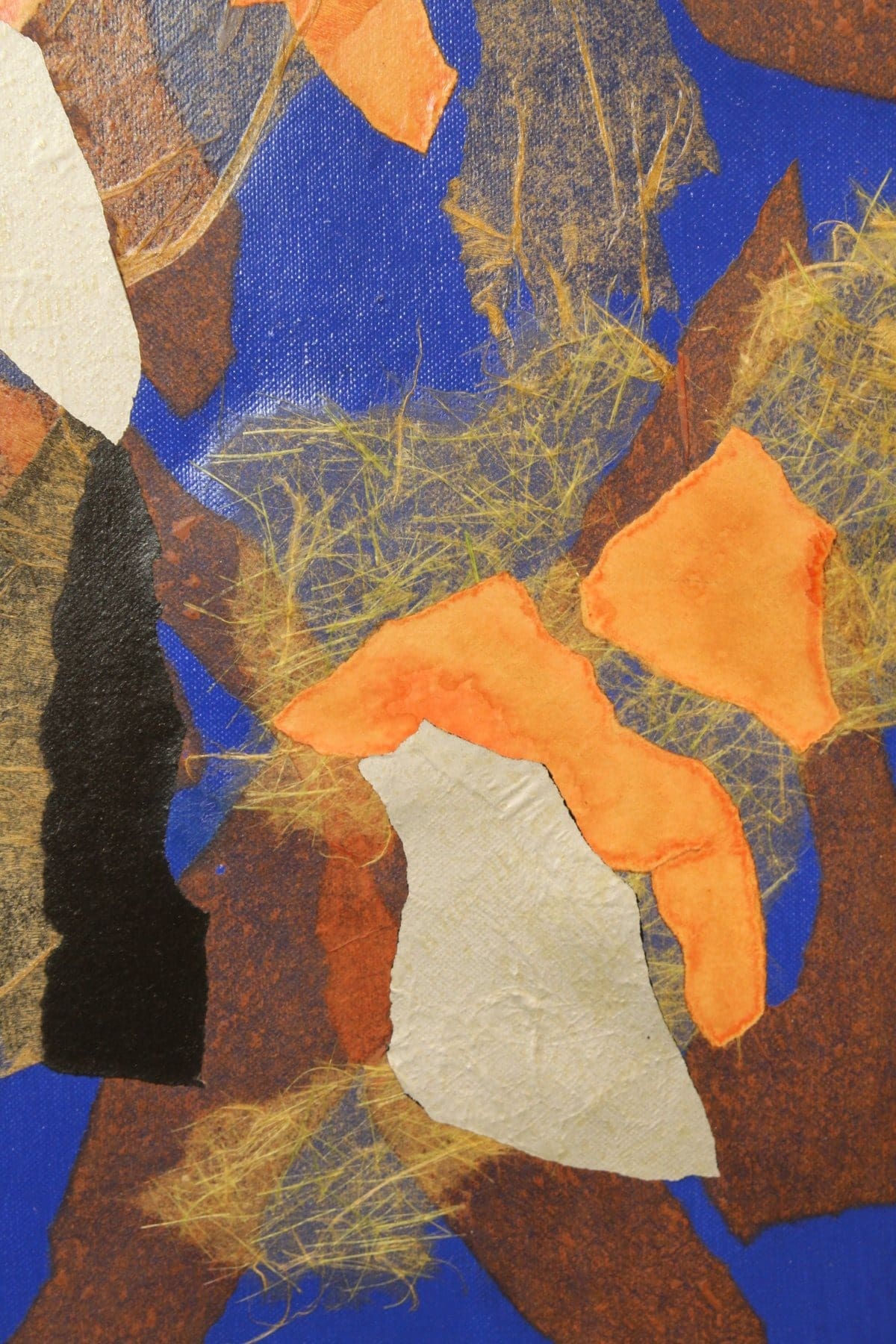 Giulio Turcato – L’Acropoli, vers 1970 – Huile et collage sur toile – Œuvre unique