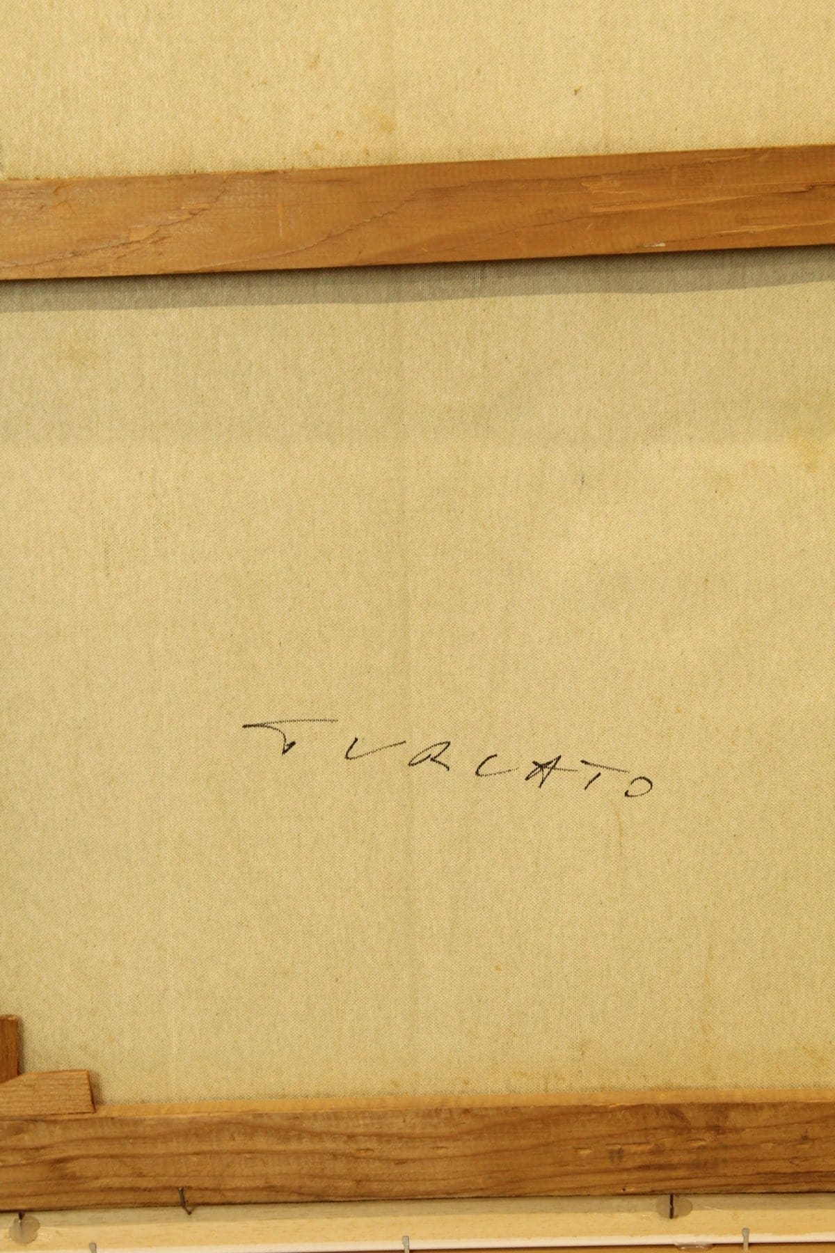 Giulio Turcato – L’Acropoli, vers 1970 – Huile et collage sur toile – Œuvre unique