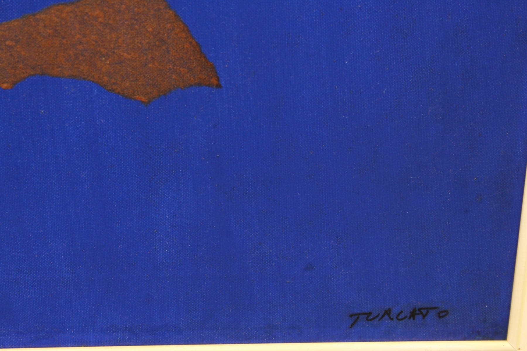 Giulio Turcato – L’Acropoli, vers 1970 – Huile et collage sur toile – Œuvre unique