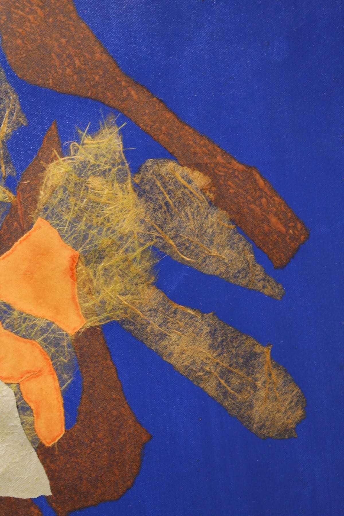 Giulio Turcato – L’Acropoli, vers 1970 – Huile et collage sur toile – Œuvre unique