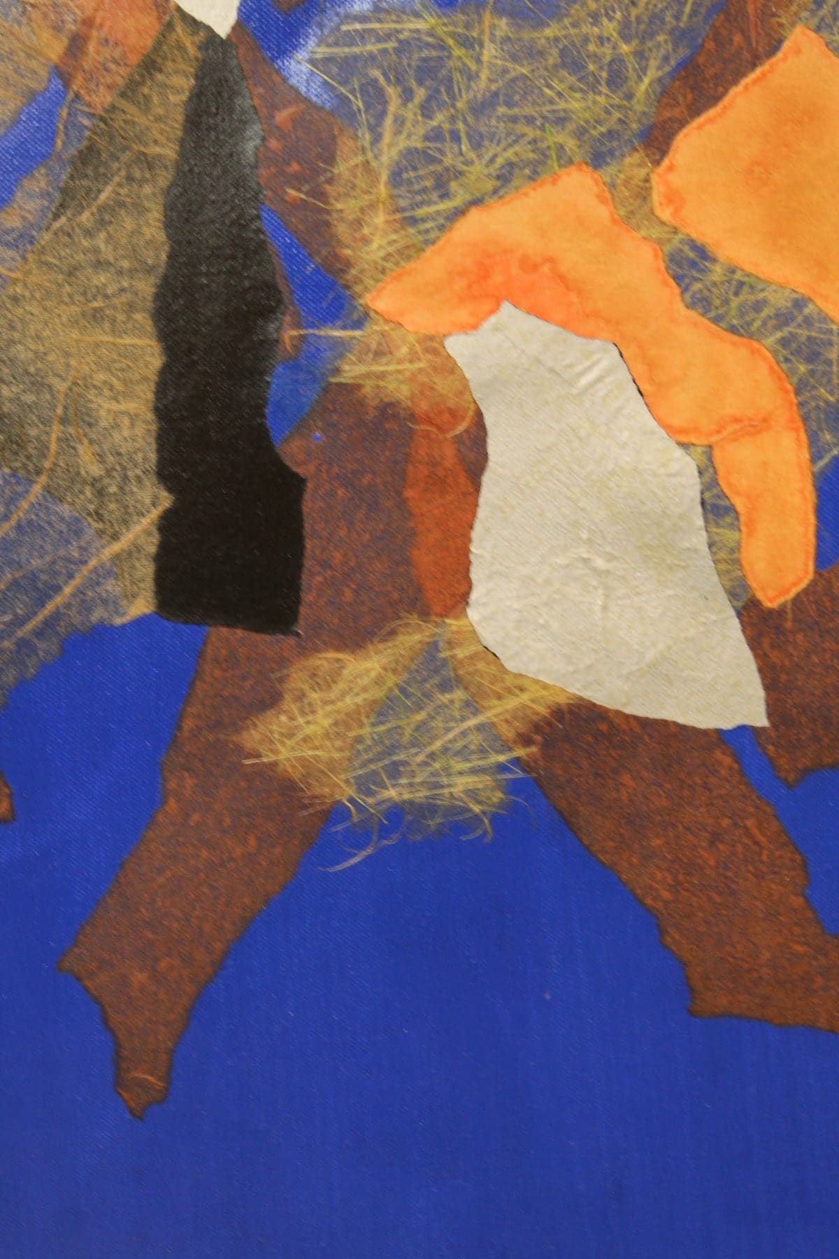 Giulio Turcato – L’Acropoli, vers 1970 – Huile et collage sur toile – Œuvre unique