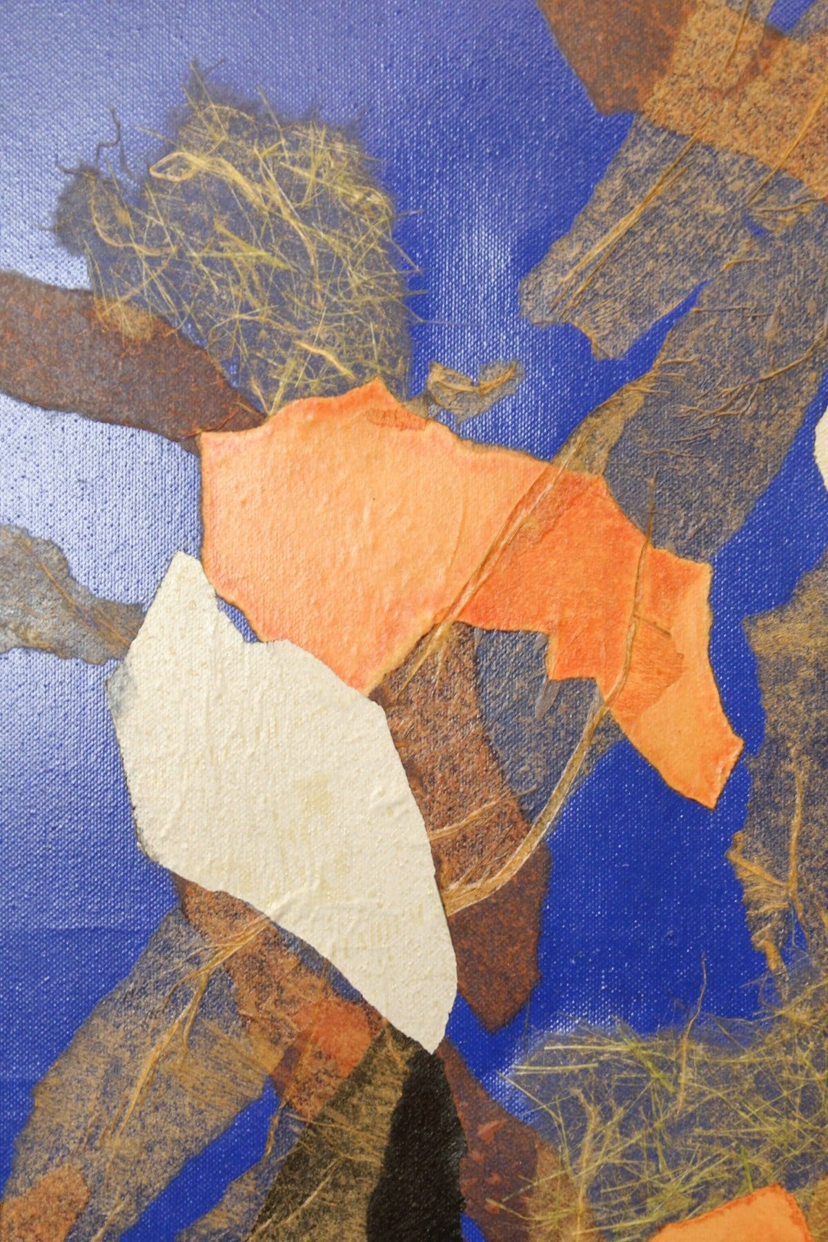 Giulio Turcato – L’Acropoli, vers 1970 – Huile et collage sur toile – Œuvre unique