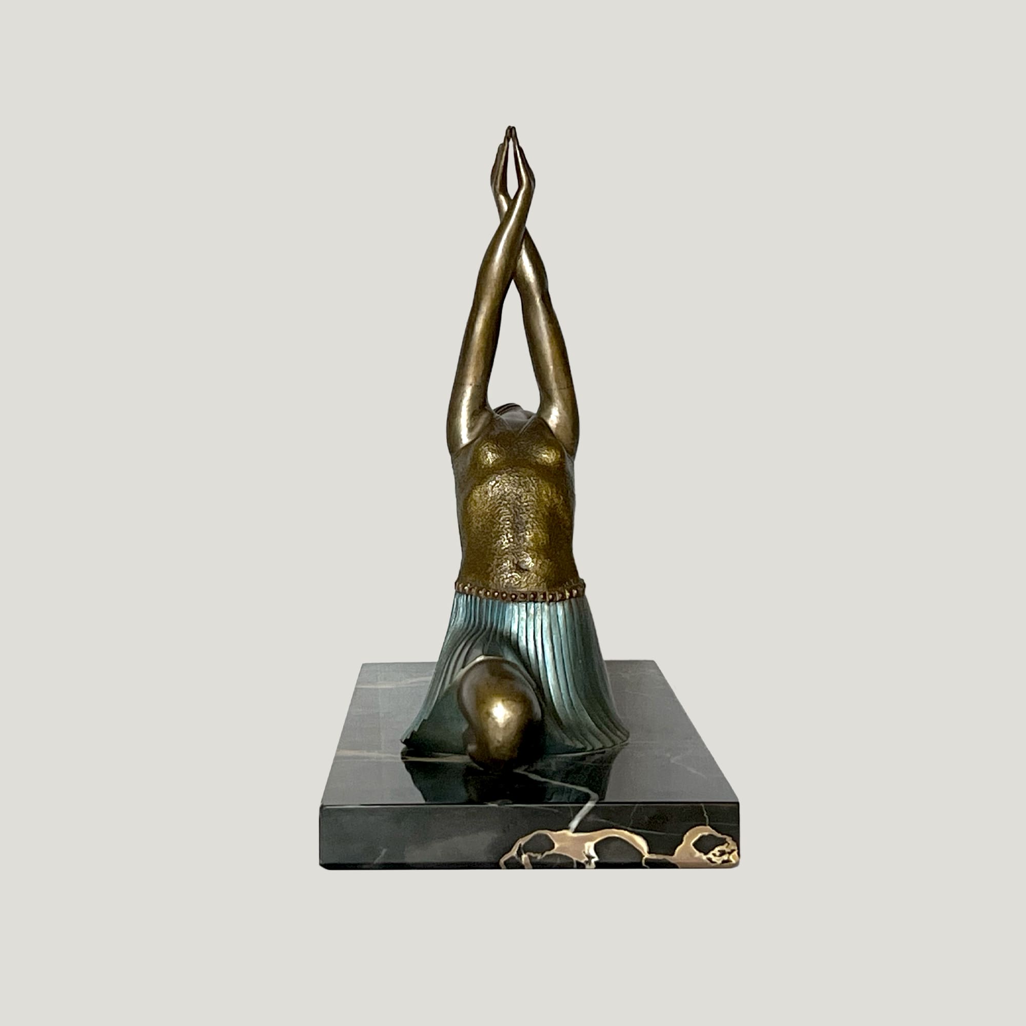 Ballerine Dansante, 1931 – Sculpture Art déco en bronze signée Ghanu Gantcheff