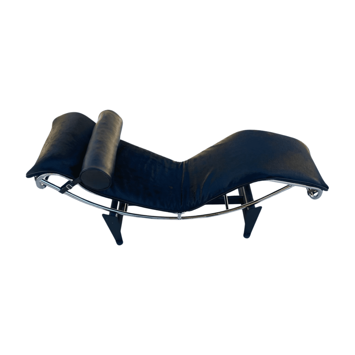 Chaise Longue Estilo Le Corbusier LC4 – Piel Negra, Reproducción De Diseño Icono