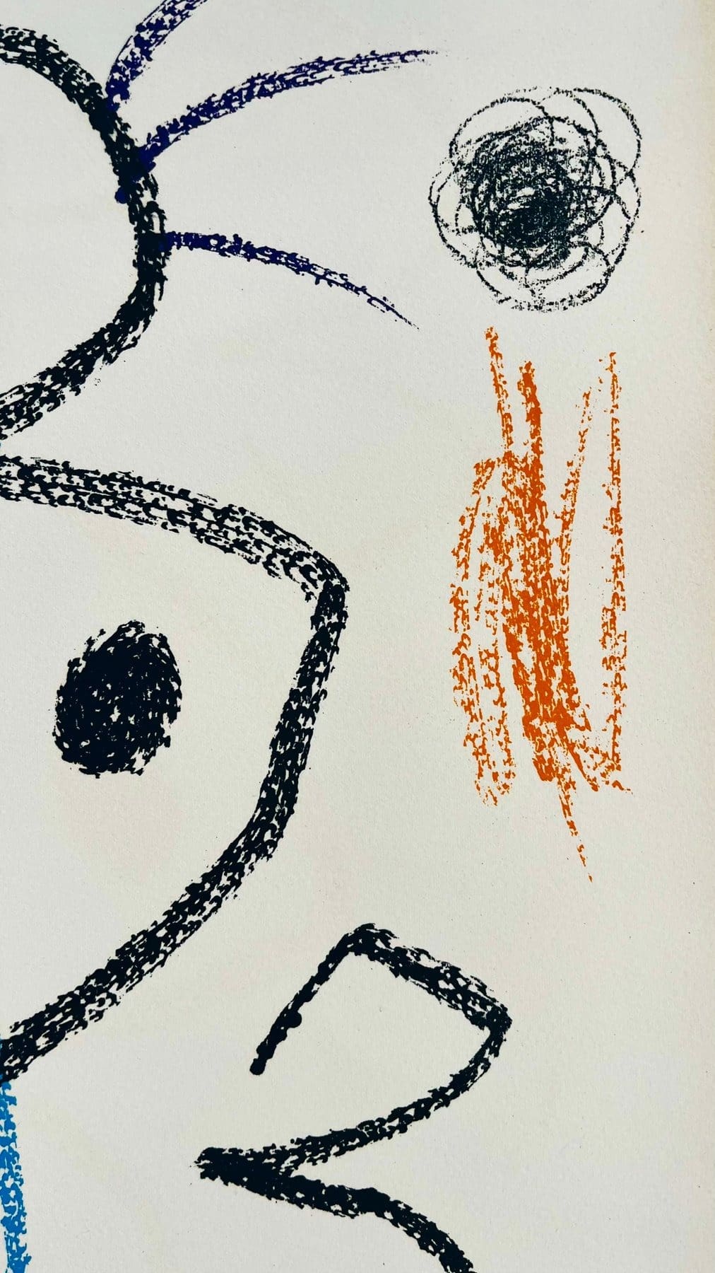 Joan Miró – Lithographie originale signée, Album 21, Plate 1, Maeght Éditeur, 1978