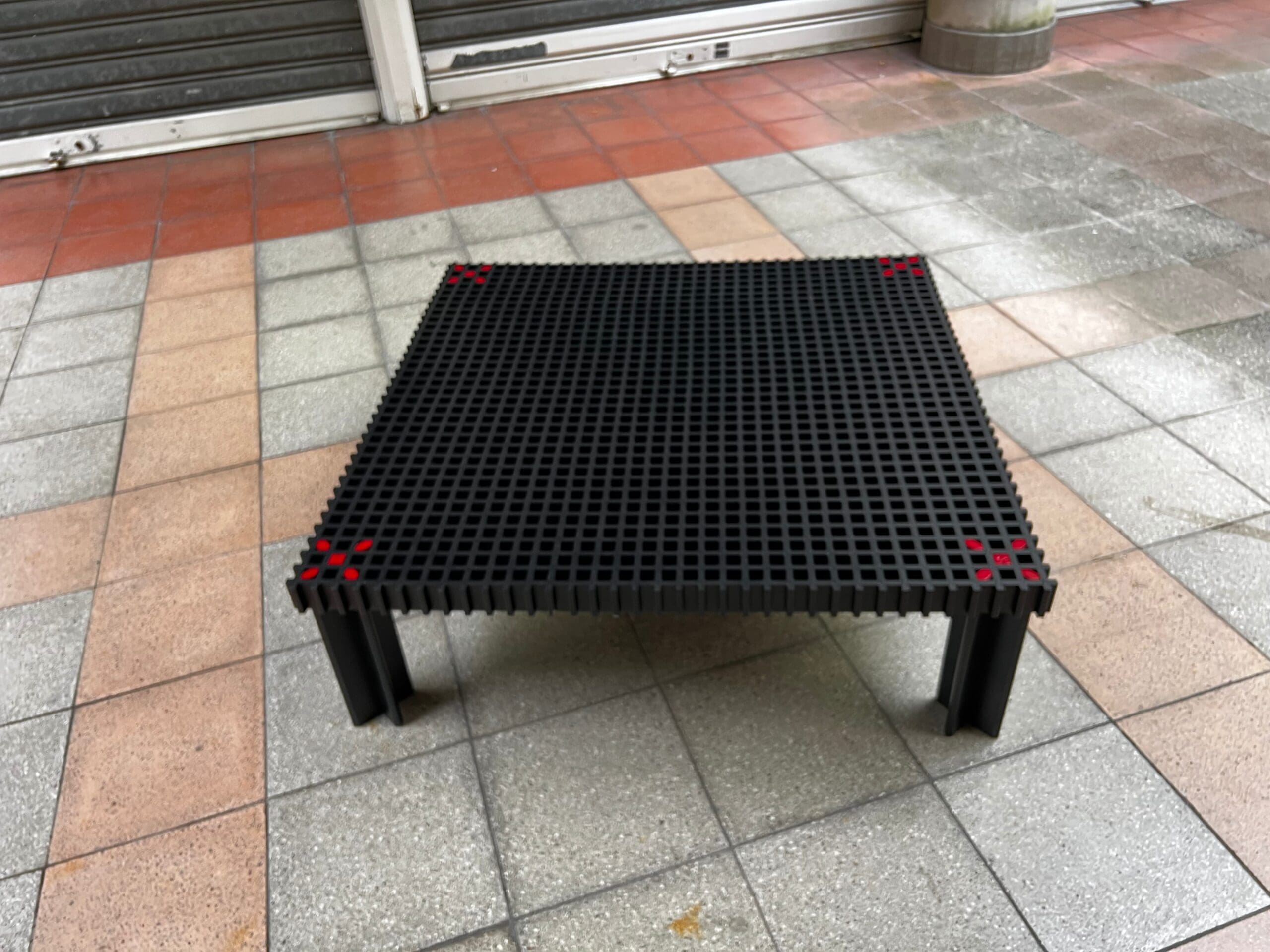 Table basse Kyoto Gianfranco Frattini – Réédition Poltrona Frau en hêtre noir