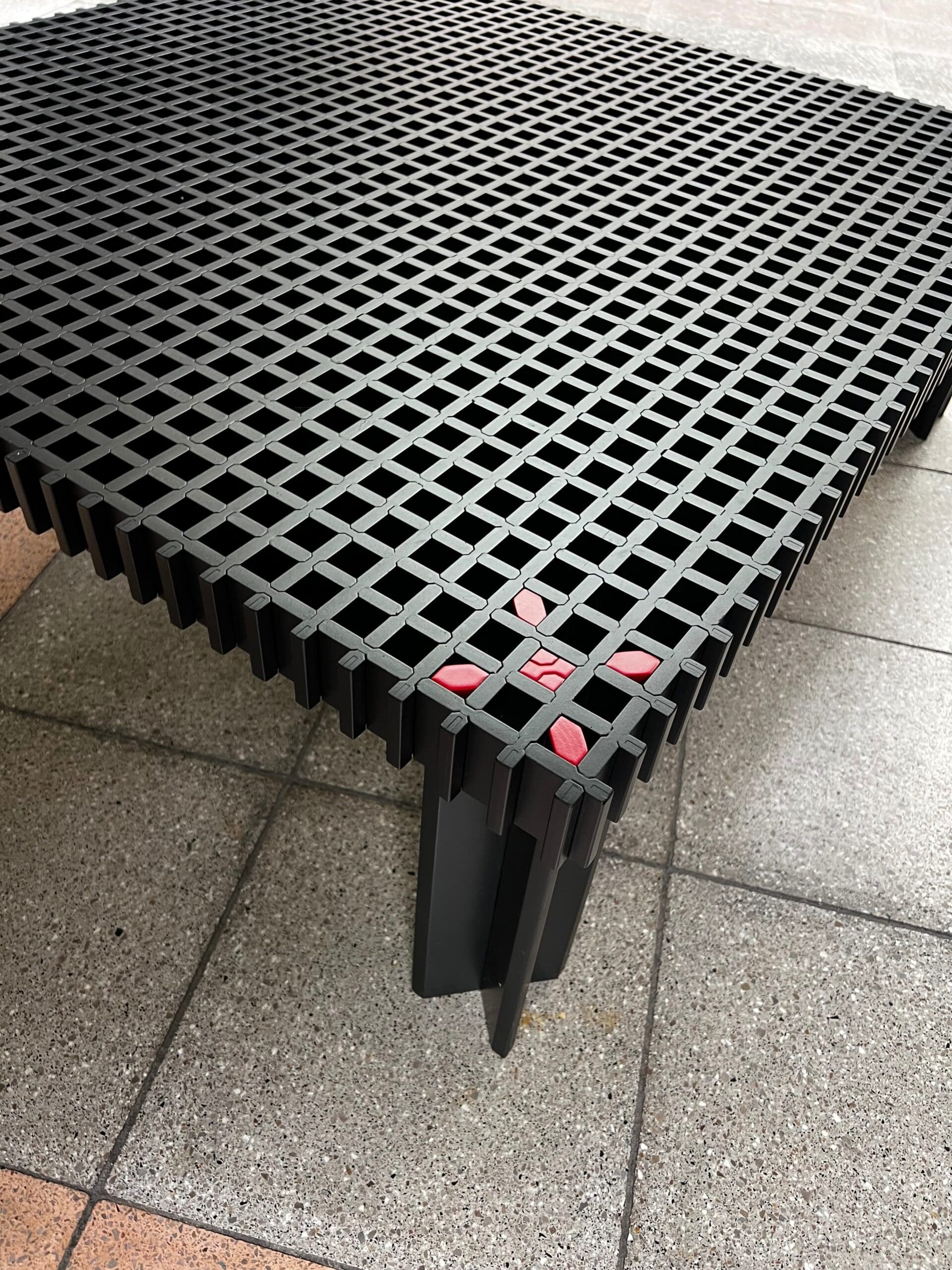 Table basse Kyoto Gianfranco Frattini – Réédition Poltrona Frau en hêtre noir