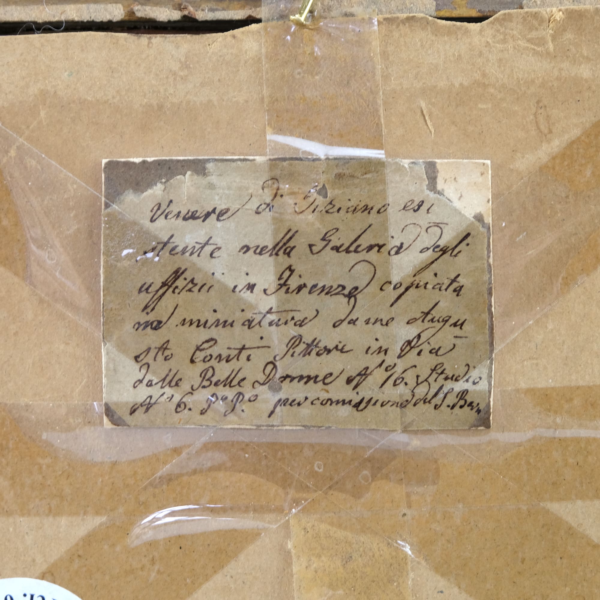 Vénus d’Urbino miniature, 1864 – Gouache signée d’après Titien