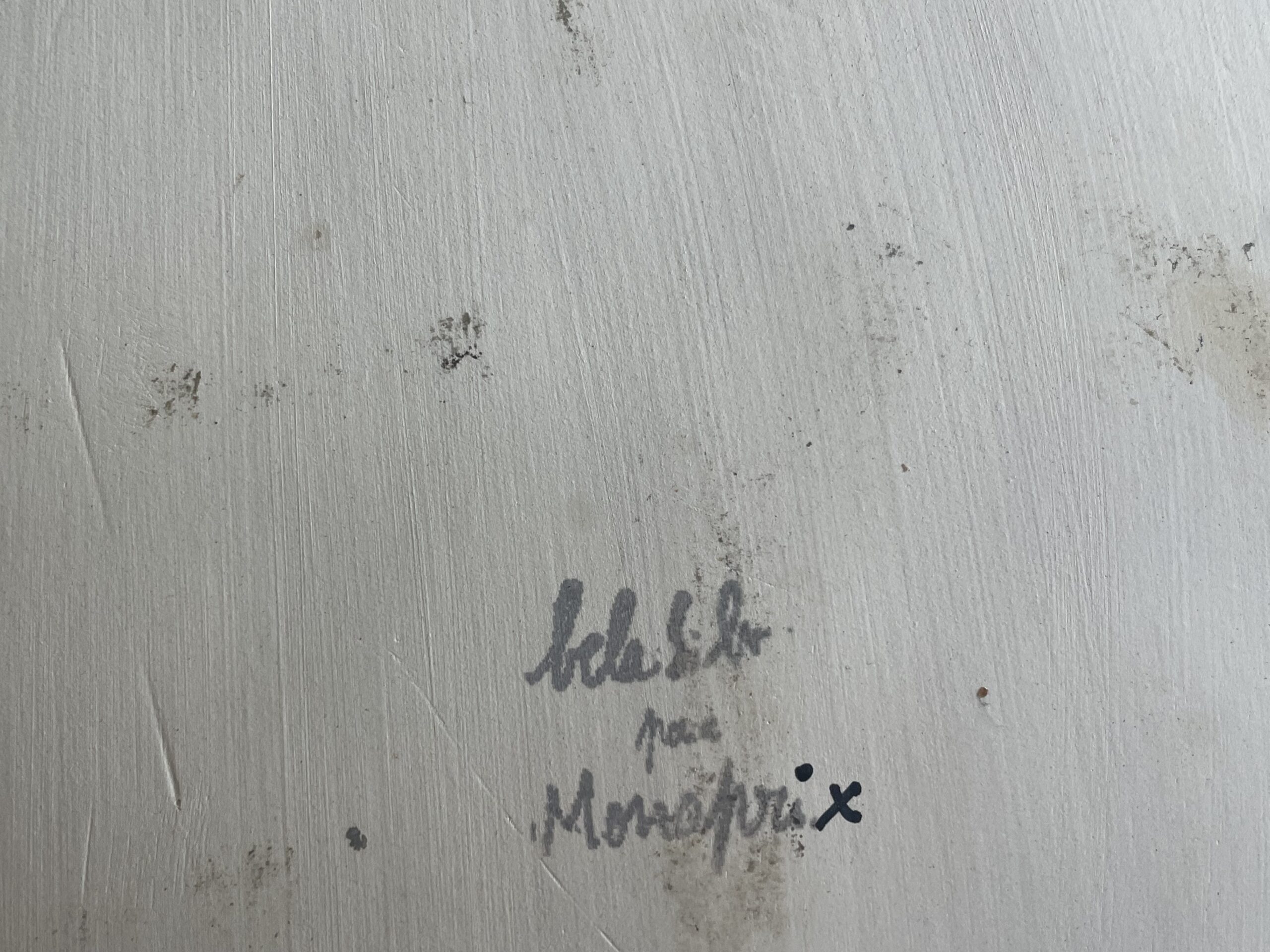 Bela Silva — Plat ovale en céramique émaillée blanche pour Monoprix