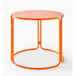 Gae Aulenti — Table de jardin en acier laqué orange pour Prisunic