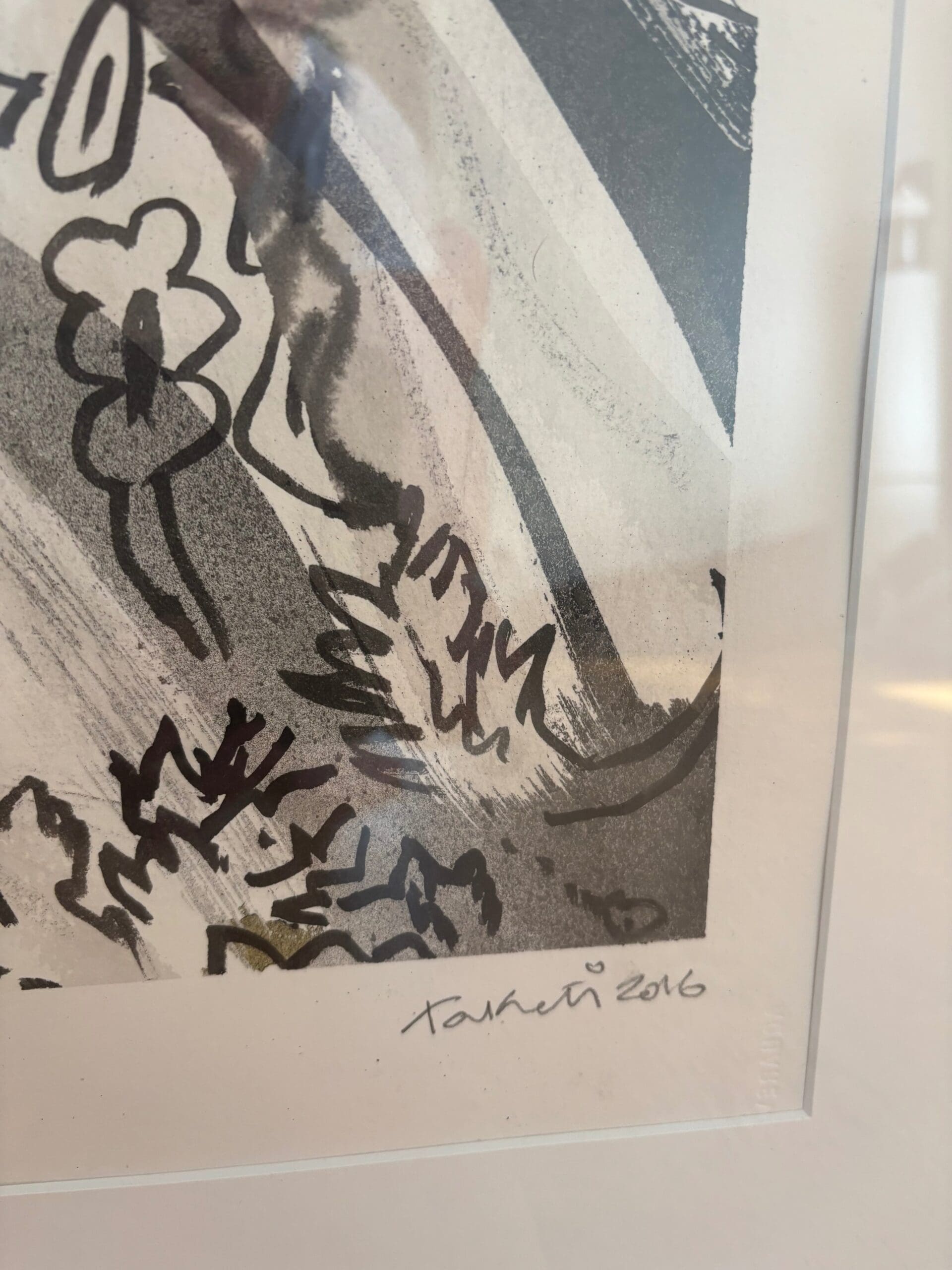 khaled takreti – les baluchons, encre de chine sur papier, 2016