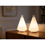 Noti Massari – Paire de lampes Buto en verre de Murano pour Leucos