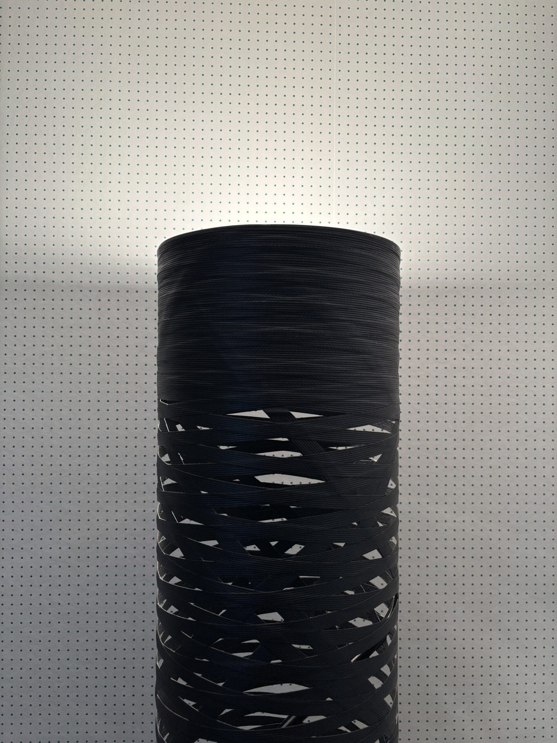 Marc Sadler, lampadaire Tress Foscarini en fibre de verre noir