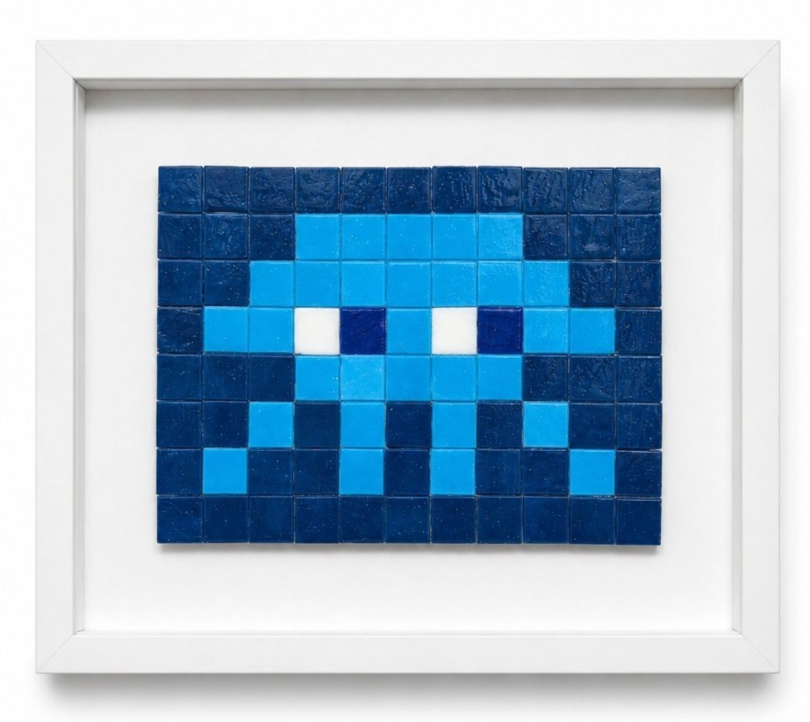 Invader, Invasion Kit 11 Blue en mosaïque de verre