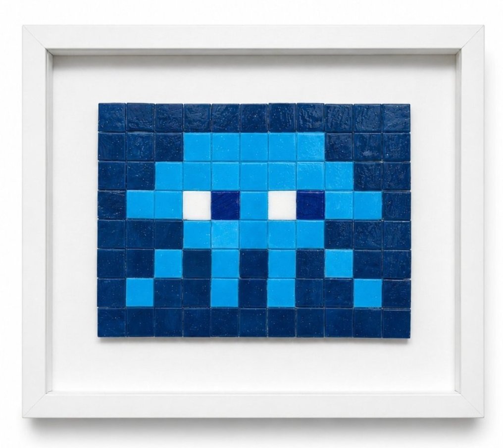 Invader, Invasion Kit 11 Blue en mosaïque de verre